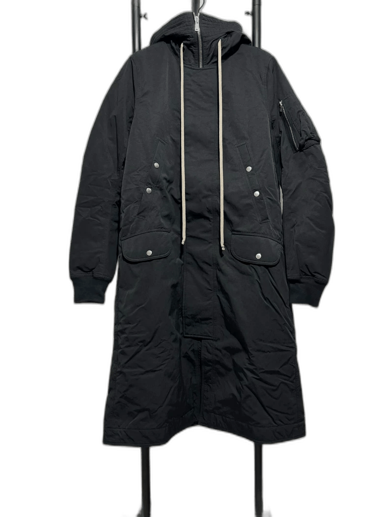 Rick Owens rick owens black bomber parka-2508 Size US M / EU 48-50 / 2 - 1 Thumbnail