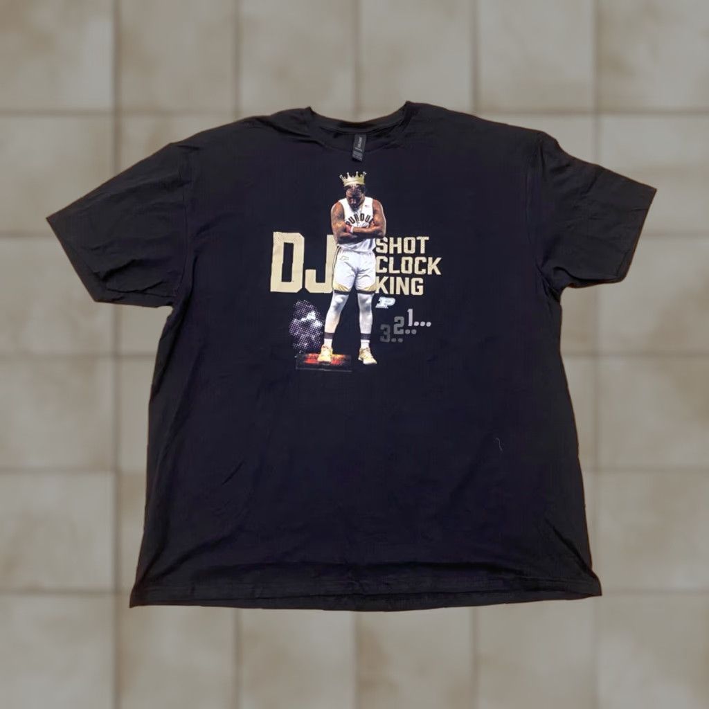 Vintage Purdue Boilermakers T-Shirt Mens 3XL Black Nike Shot Clock King Not Applicable Size US XXL / EU 58 / 5 - 1 Thumbnail