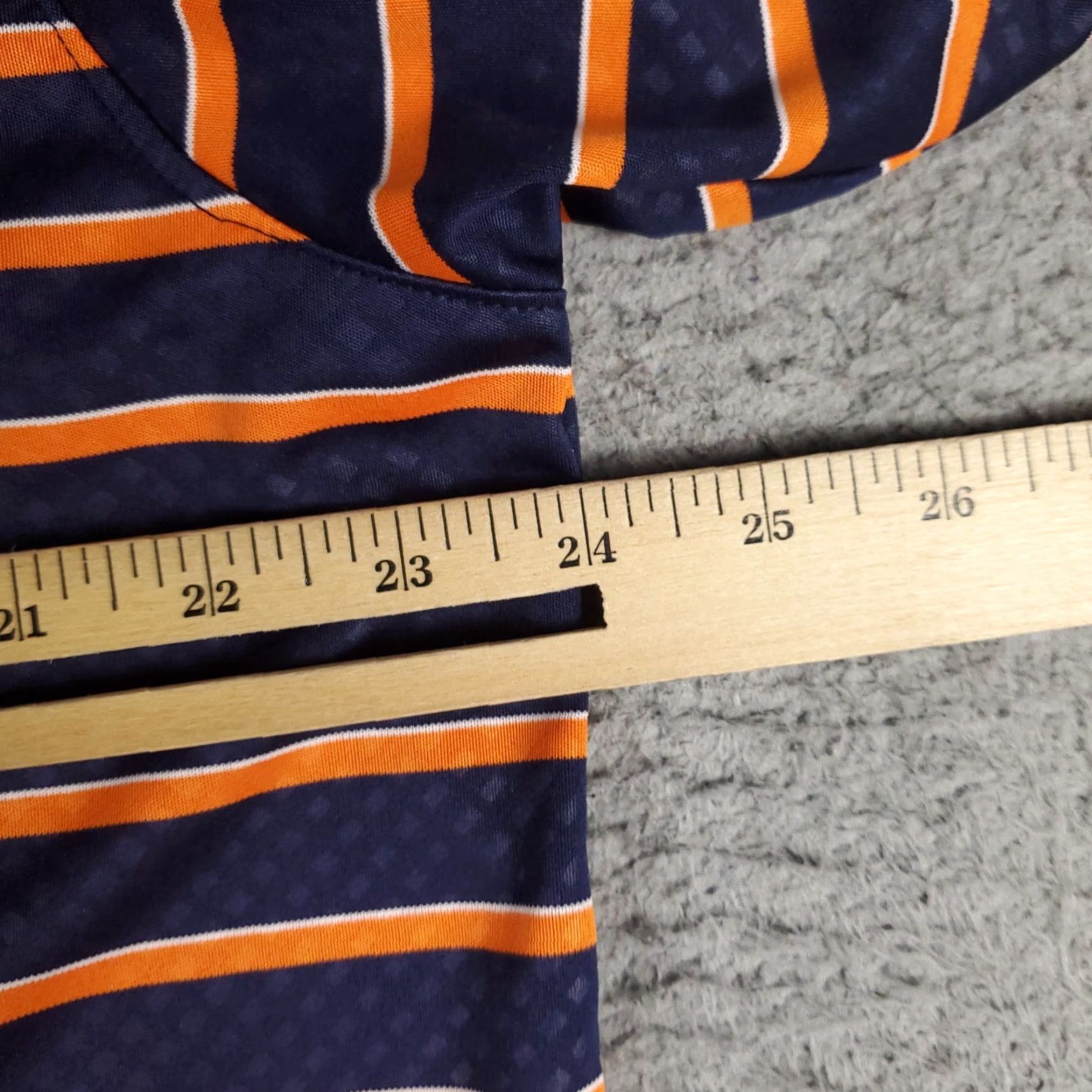 Under Armour Under Armour Polo Shirt Mens XL Blue Orange Striped Michigan Golf Short Sleeve Size US XL / EU 56 / 4 - 5 Thumbnail