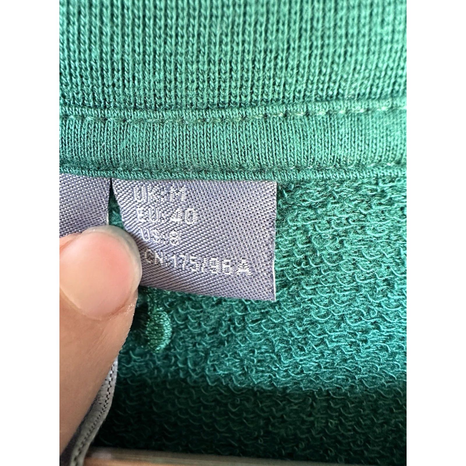 Sweaty Betty Sweaty Betty Womens Knit Crew Neck Long Sleeve Pullover Sweater Top Size 8 Green Regular Mens? Wait. Size M / US 6-8 / IT 42-44 - 4 Thumbnail