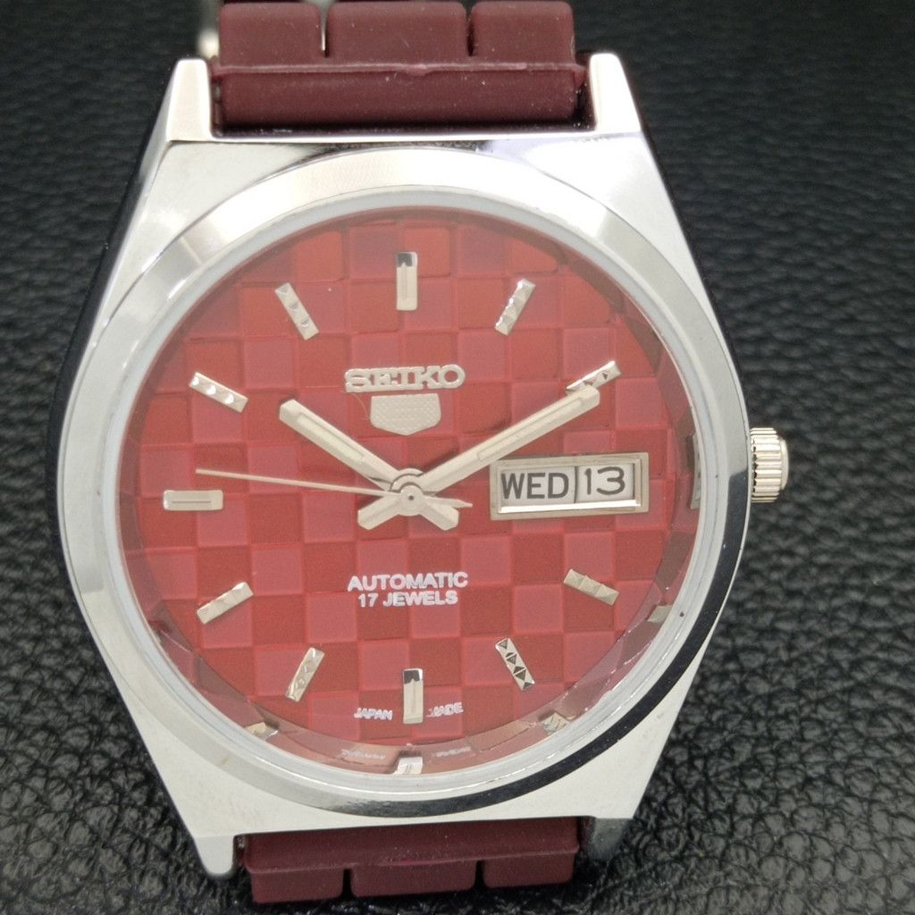 Seiko REFURBISHED VINTAGE SEIKO 5 AUTO JAPAN MENS WATCH a440218 Size 38 - 3 Thumbnail