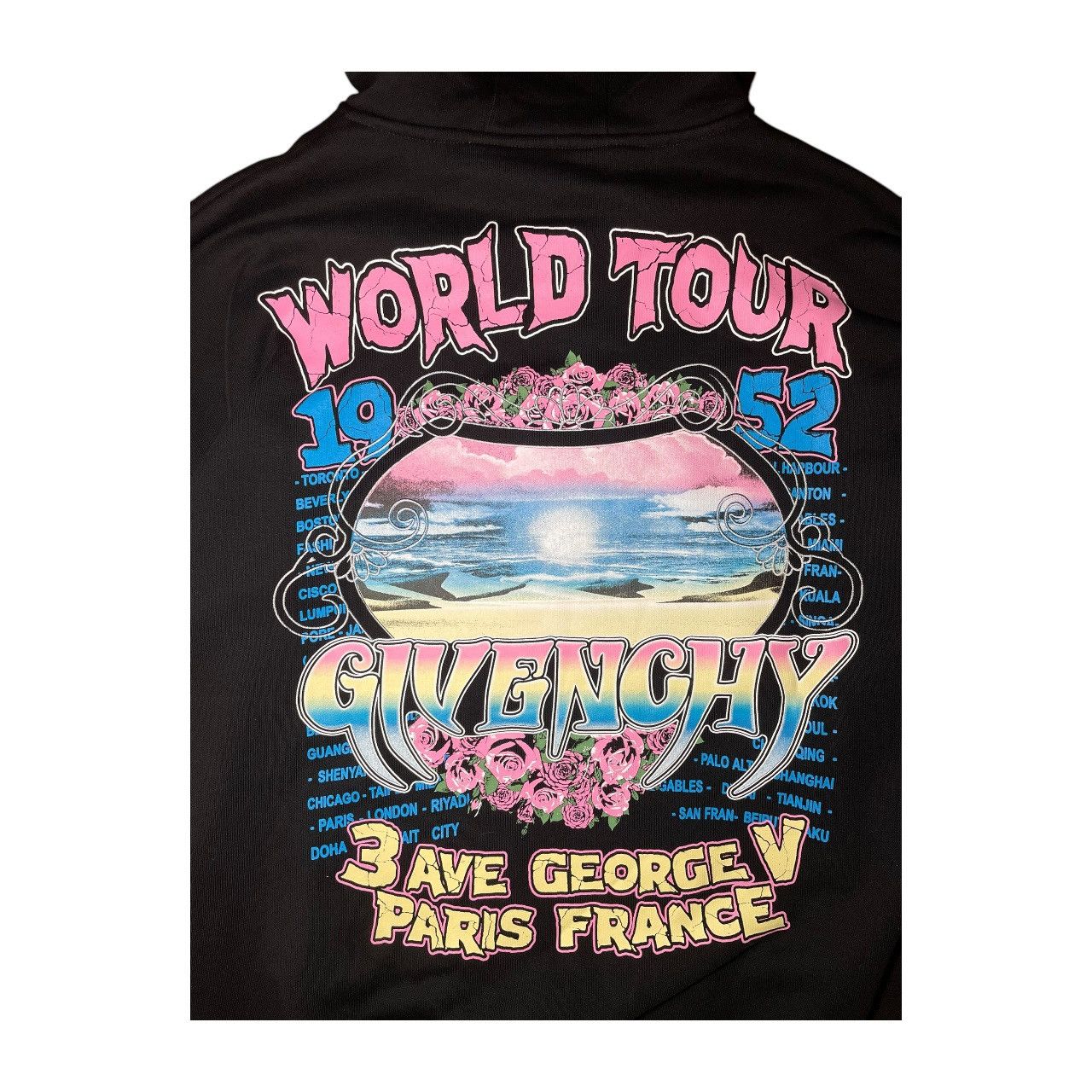 Givenchy NWT Givenchy World Tour Multi-Color Graphic Zip Hoodie Sz M Size US M / EU 48-50 / 2 - 9 Thumbnail