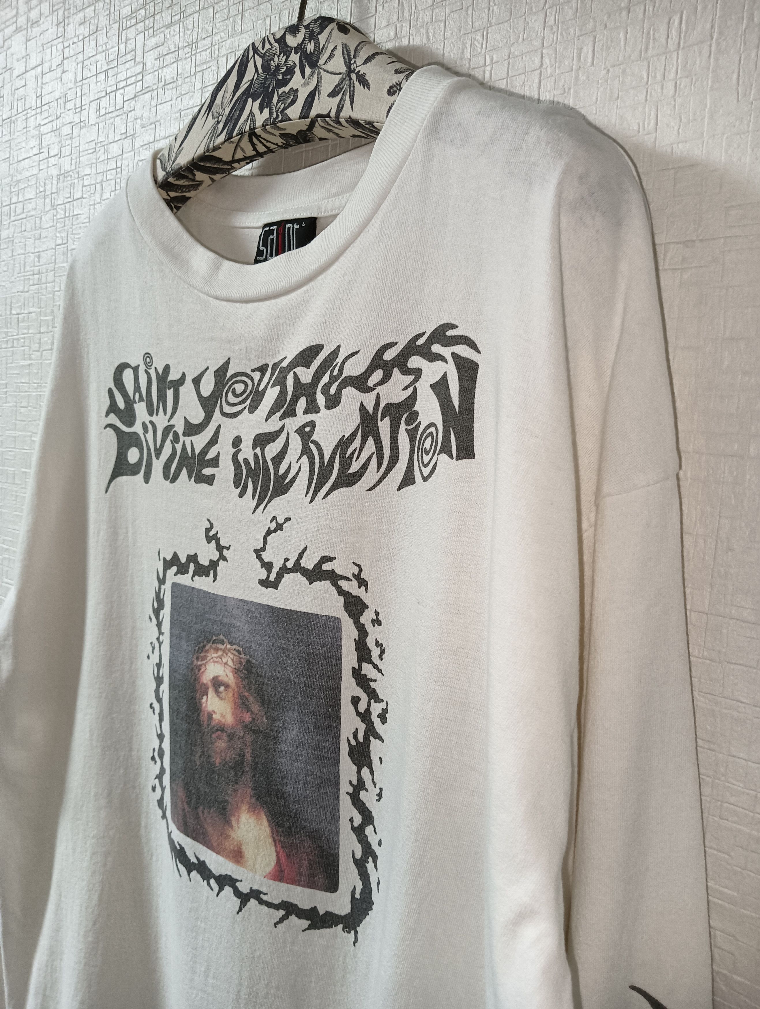 Saint Michael Saint Youth 'Divine Intervention' L/S Tee Size US L / EU 52-54 / 3 - 3 Thumbnail