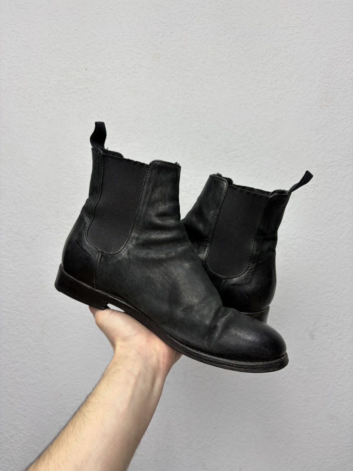 The Last Conspiracy AS 98 Vibe Artisan Black Leather Side Zip Ankle Biker Boots Size US 8 / EU 41 - 12 Thumbnail
