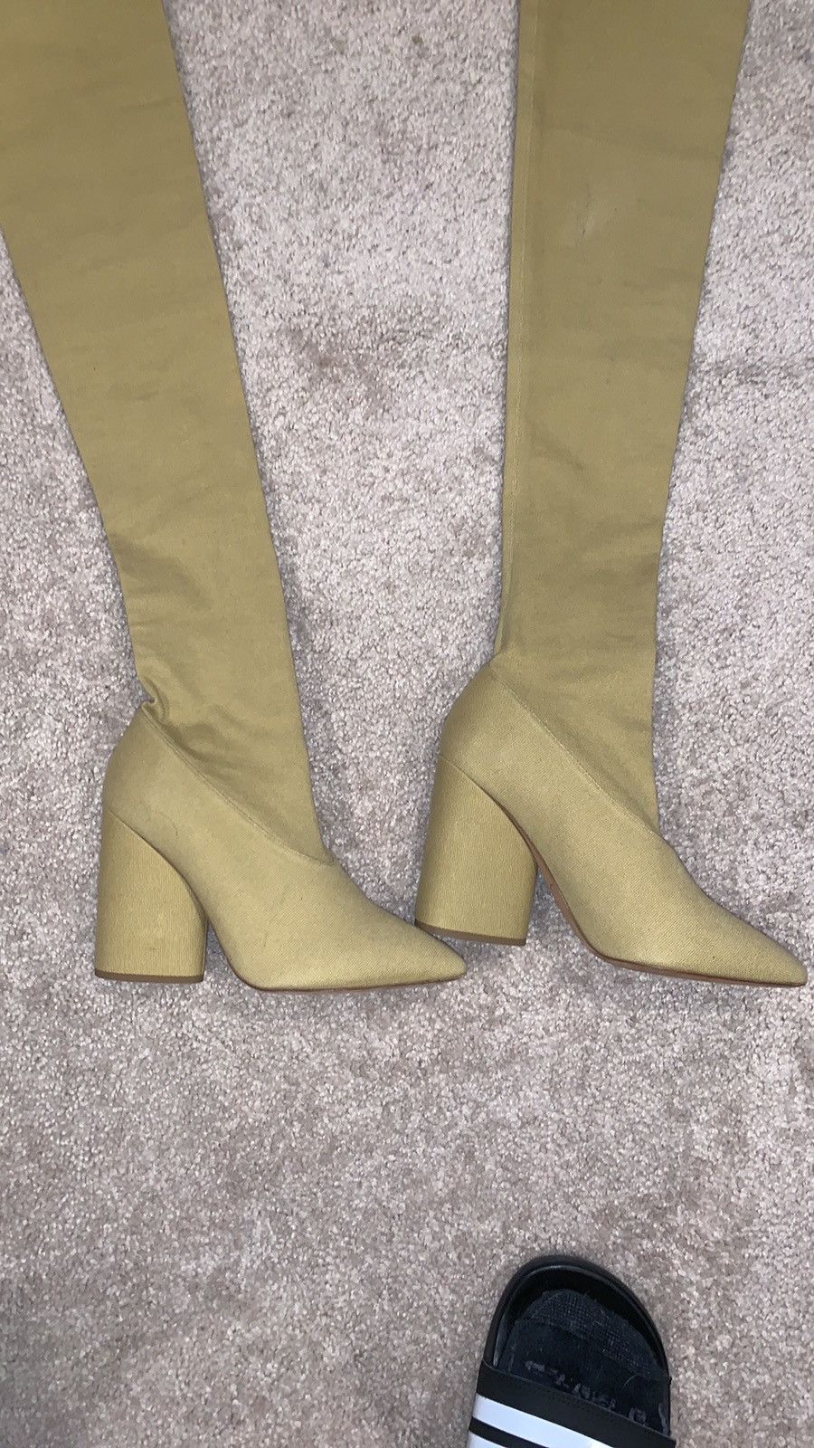 Yeezy YEEZY STRETCH CANVAS THIGH HIGH BOOTS 37/7 Size US 7 / IT 37 - 4 Thumbnail