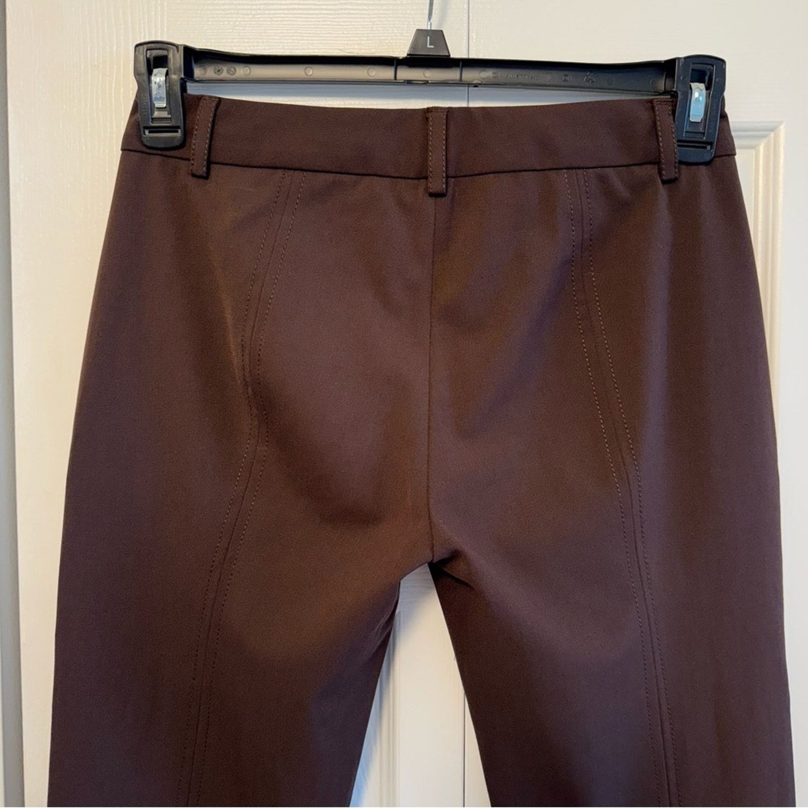 Alberta Ferretti Alberta Ferretti Chocolate Brown Trousers, Size 4 Size 27" / US 4 / IT 40 - 7 Thumbnail