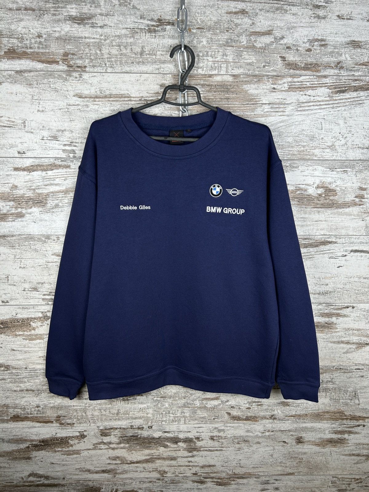 BMW × Vintage Mens Vintage BMW group Sweatshirt racing navy size XL y2k Size US XL / EU 56 / 4 - 2 Thumbnail