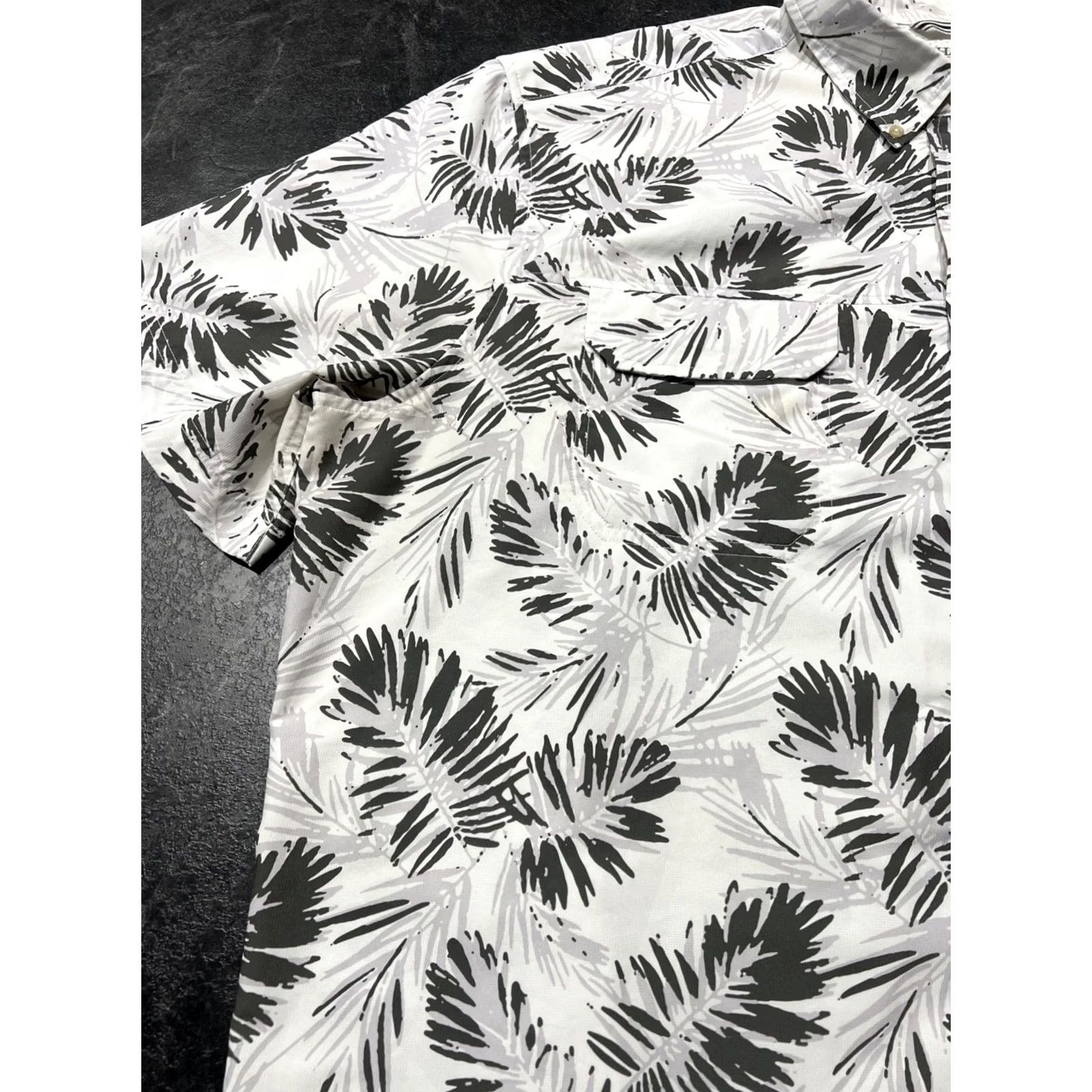 Chaps Chaps Hawaiian Shirt 3XB Short Sleeve Floral Button-Up White Big & Tall Mens Women? No. Size US XXL / EU 58 / 5 - 7 Thumbnail