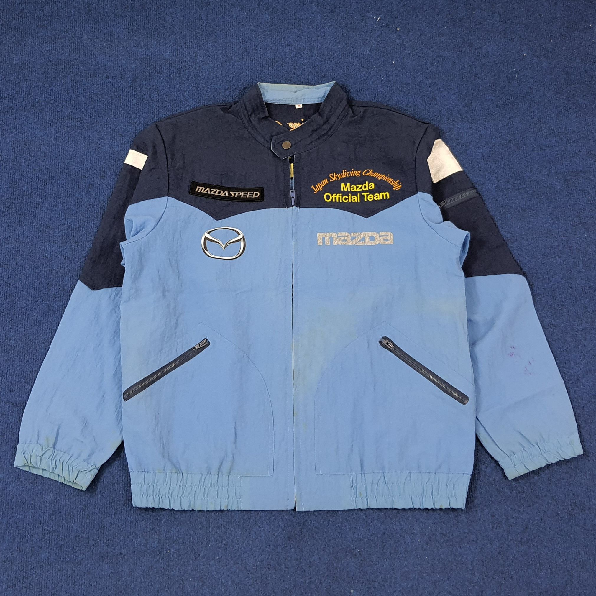 Japanese Brand × Vintage Vintage MAZDA Official Technical Staff Motorsports Jacket Size US M / EU 48-50 / 2 - 3 Thumbnail