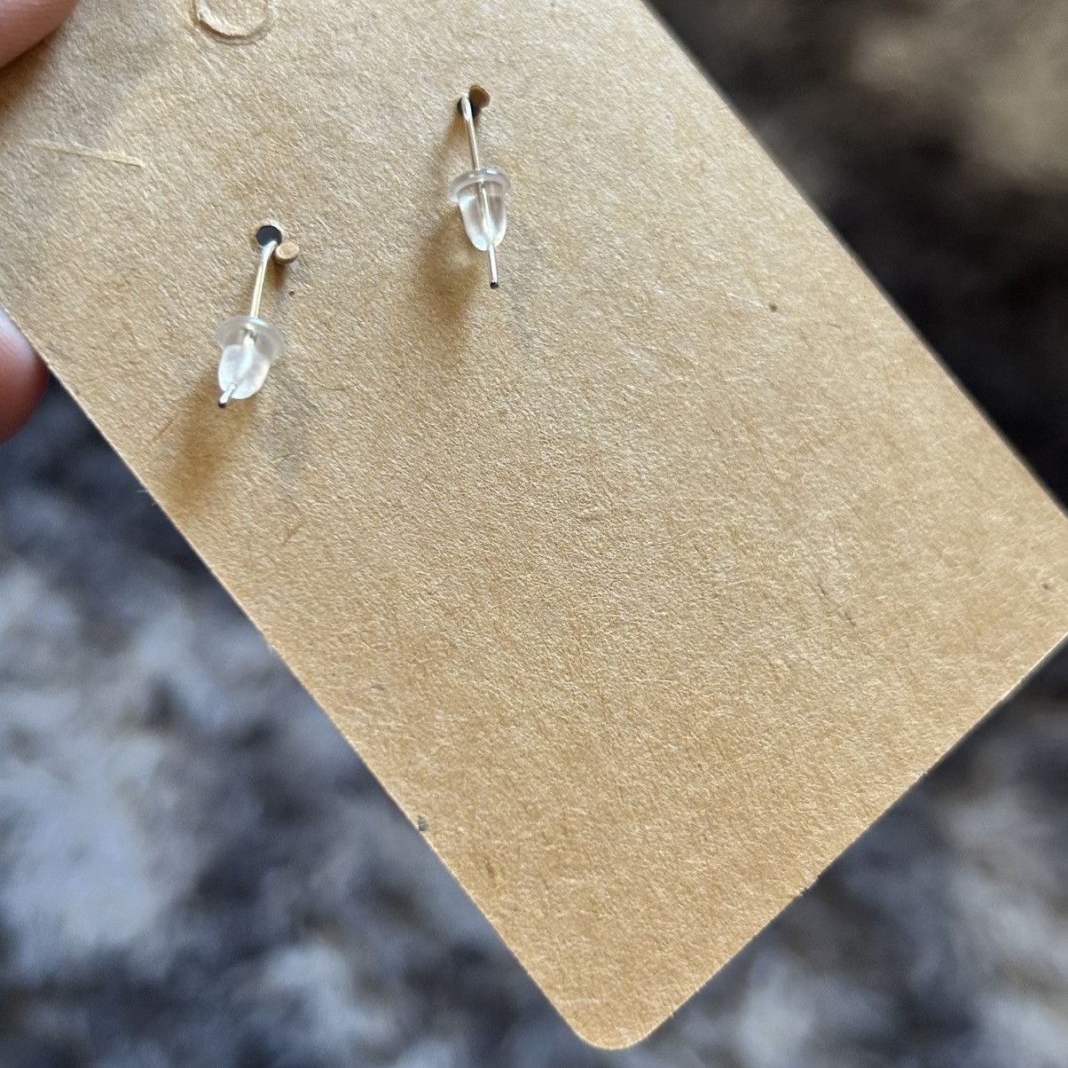 Handmade Handcrafted elegant genuine stone cat eye glass earrings Size ONE SIZE - 4 Thumbnail
