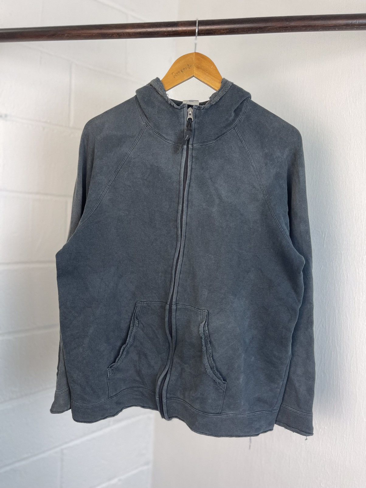 If Six Was Nine × Le Grande Bleu (L.G.B.) × PPFM 90s Faded distressed PPFM Zip Hoodie Size US L / EU 52-54 / 3 - 5 Thumbnail