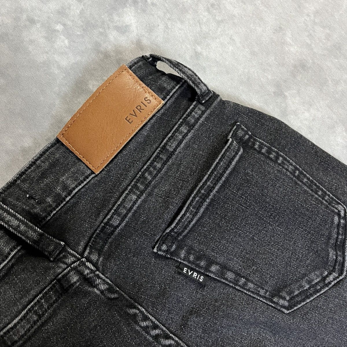 Japanese Brand 2000’s Evris - Zip Panel Flared Jeans Gothic y2k Lgb Grunge Size 24" / US 00 / IT 34 - 5 Thumbnail