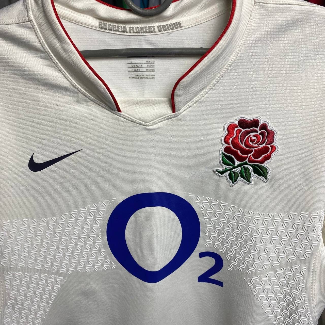 Nike × Vintage Vintage Nike England Rugby o2 rare 00’s jersey Size US L / EU 52-54 / 3 - 3 Thumbnail