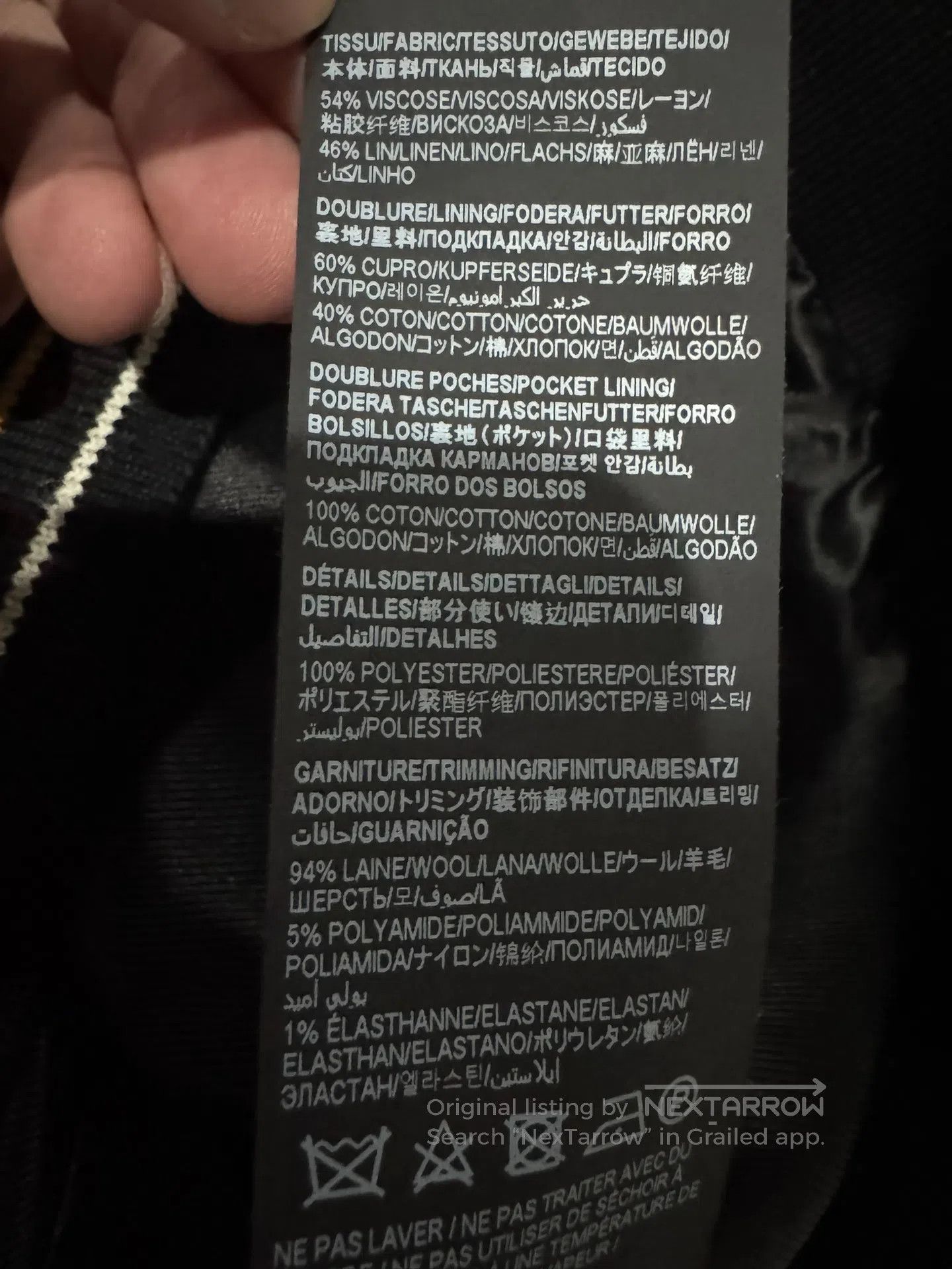 Saint Laurent Paris Saint Laurent Paris Baseball Jacket| Size US S / EU 44-46 / 1 - 7 Thumbnail