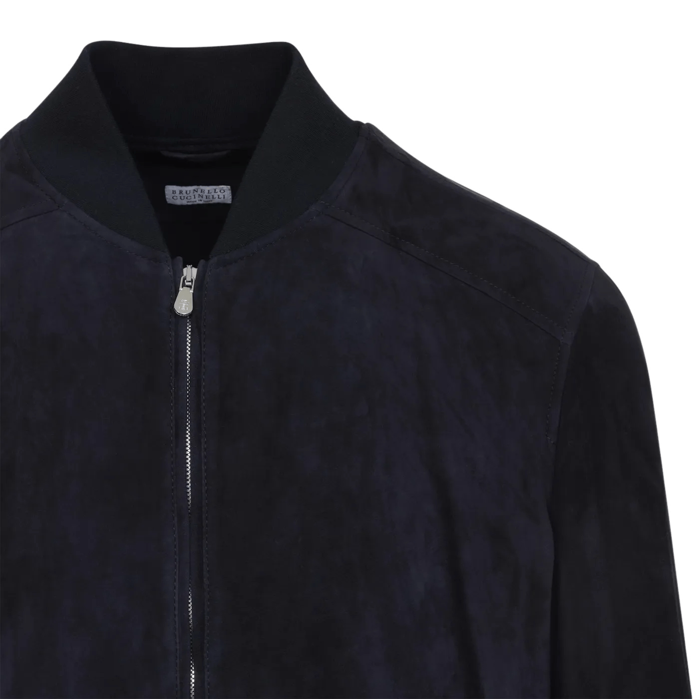 Brunello Cucinelli BRUNELLO CUCINELLI Navy Suede Jacket New & Authentic Size US L / EU 52-54 / 3 - 3 Thumbnail