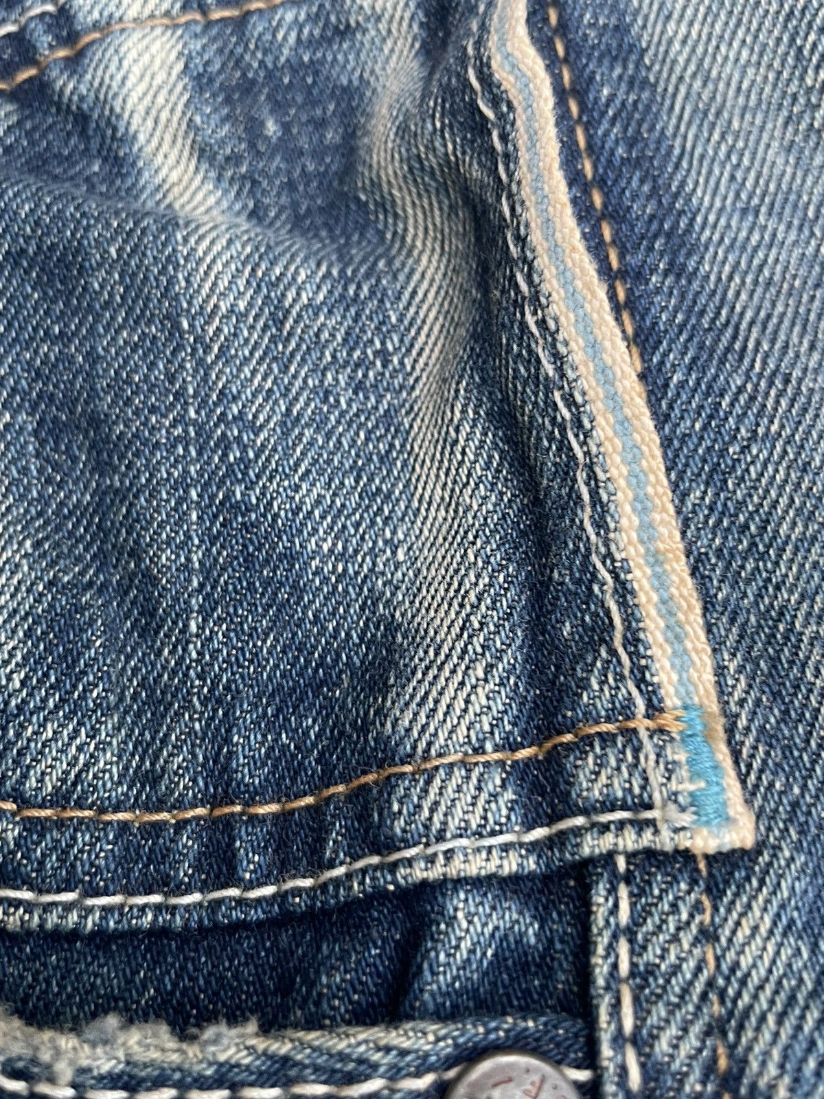 Levi's × Levi's Vintage Clothing × Vintage Vintage Flare Levis 807 Greenline Selvedge Denim Size 31" - 20 Thumbnail