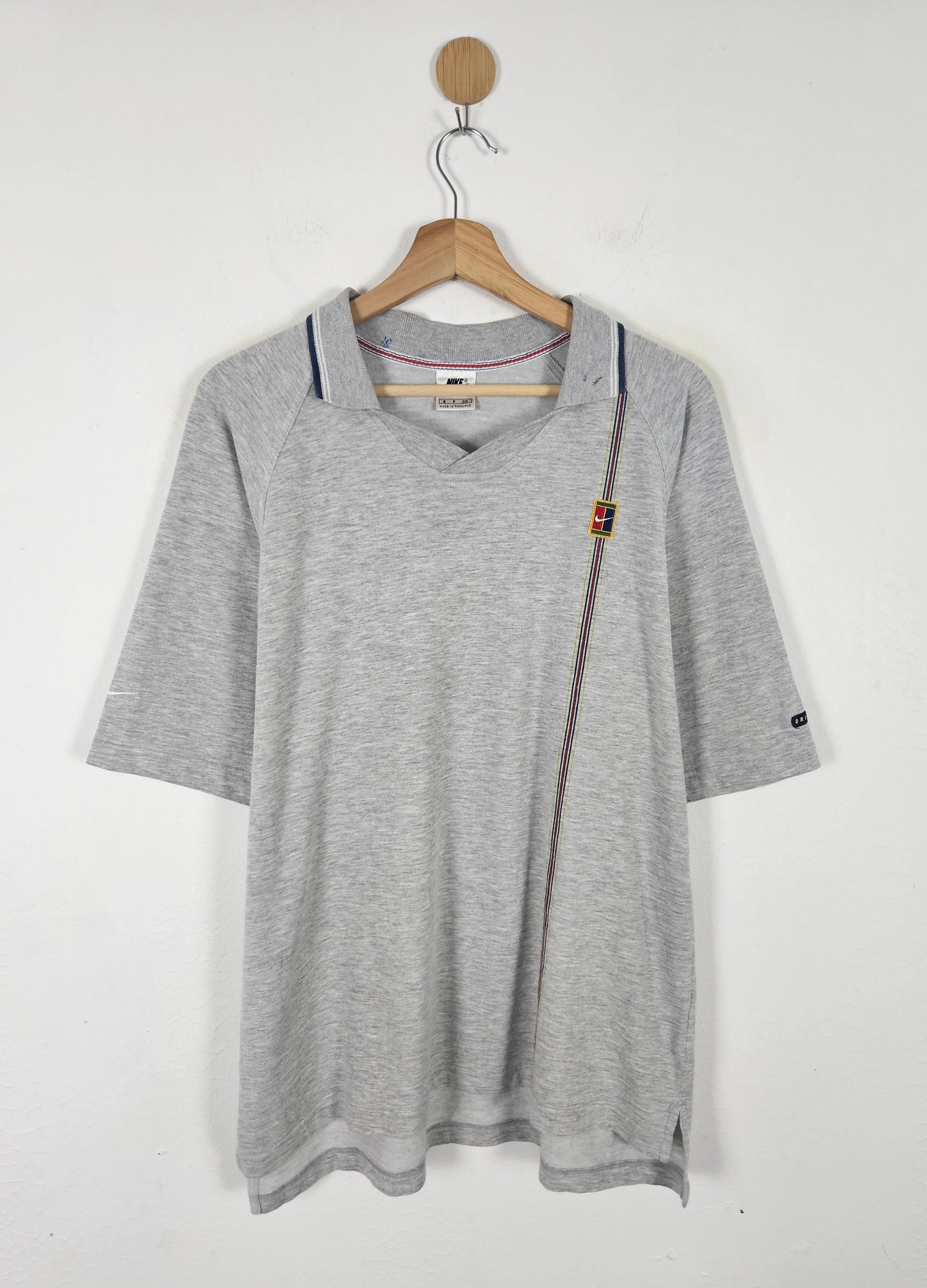 Nike × Vintage Vintage Nike Challenge Court shirt Size US L / EU 52-54 / 3 - 1 Thumbnail