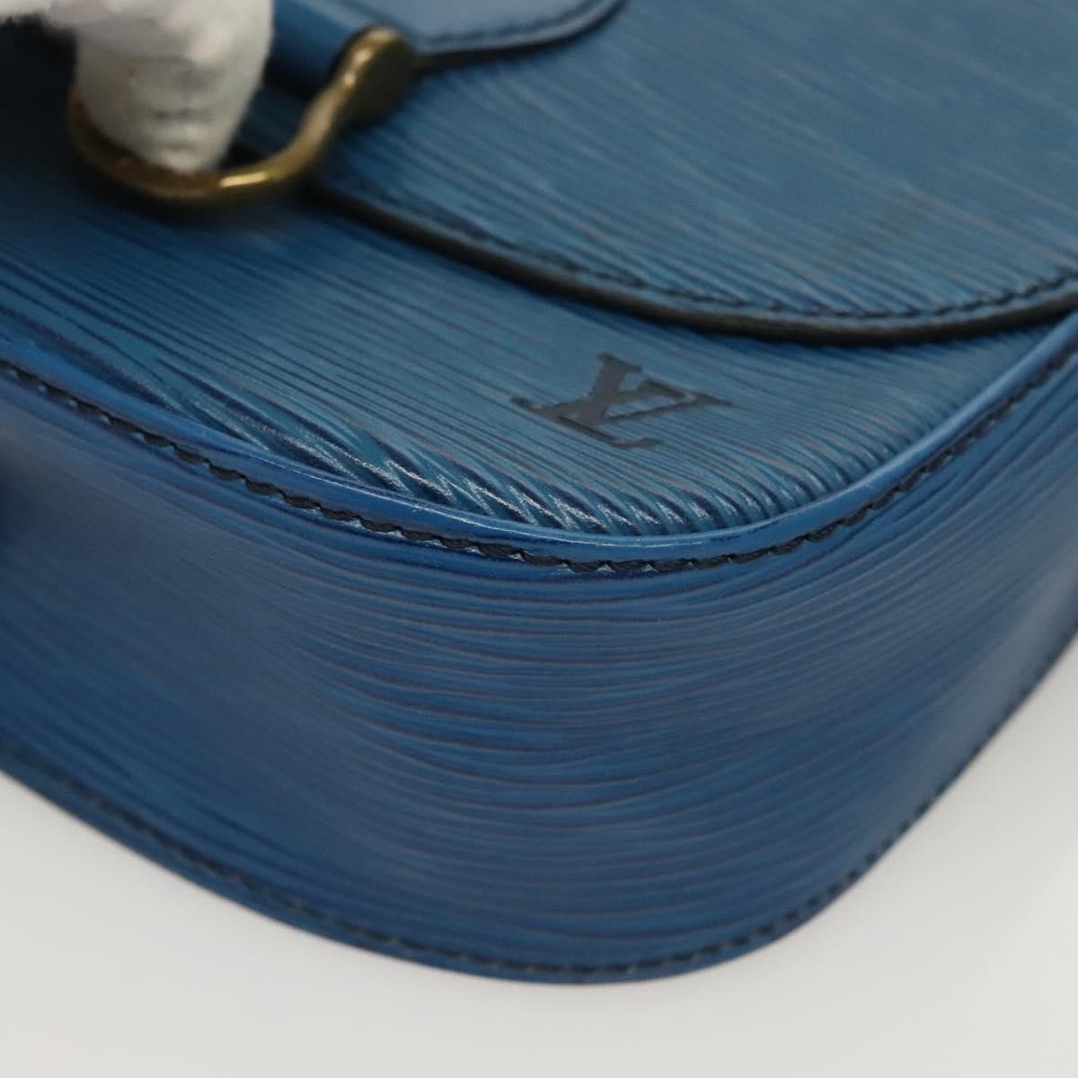 Louis Vuitton LOUIS VUITTON Epi Saint Cloud PM Shoulder Bag Blue M52195 Size ONE SIZE - 15 Thumbnail