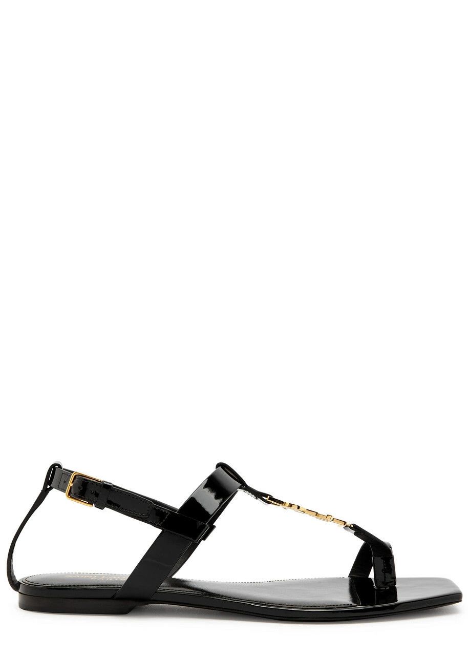 Saint Laurent Paris o1tp1o0125 Sandal in Black Size US 10 / IT 40 - 1 Thumbnail