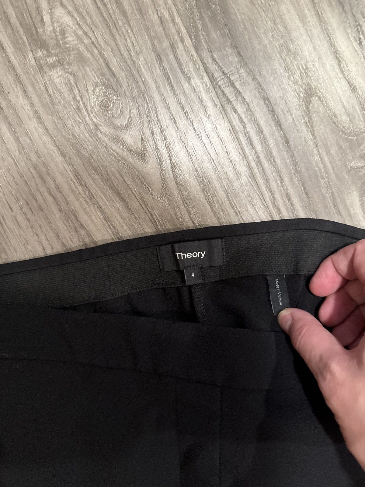 Theory Dress Pants Black Size 27" / US 4 / IT 40 - 2 Thumbnail