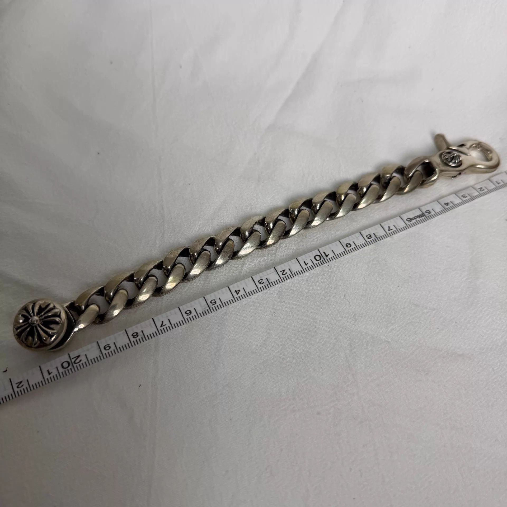 Chrome Hearts Chrome Hearts 925 Silver Lobster Clasp Cuban Bracelet Size ONE SIZE - 8 Thumbnail