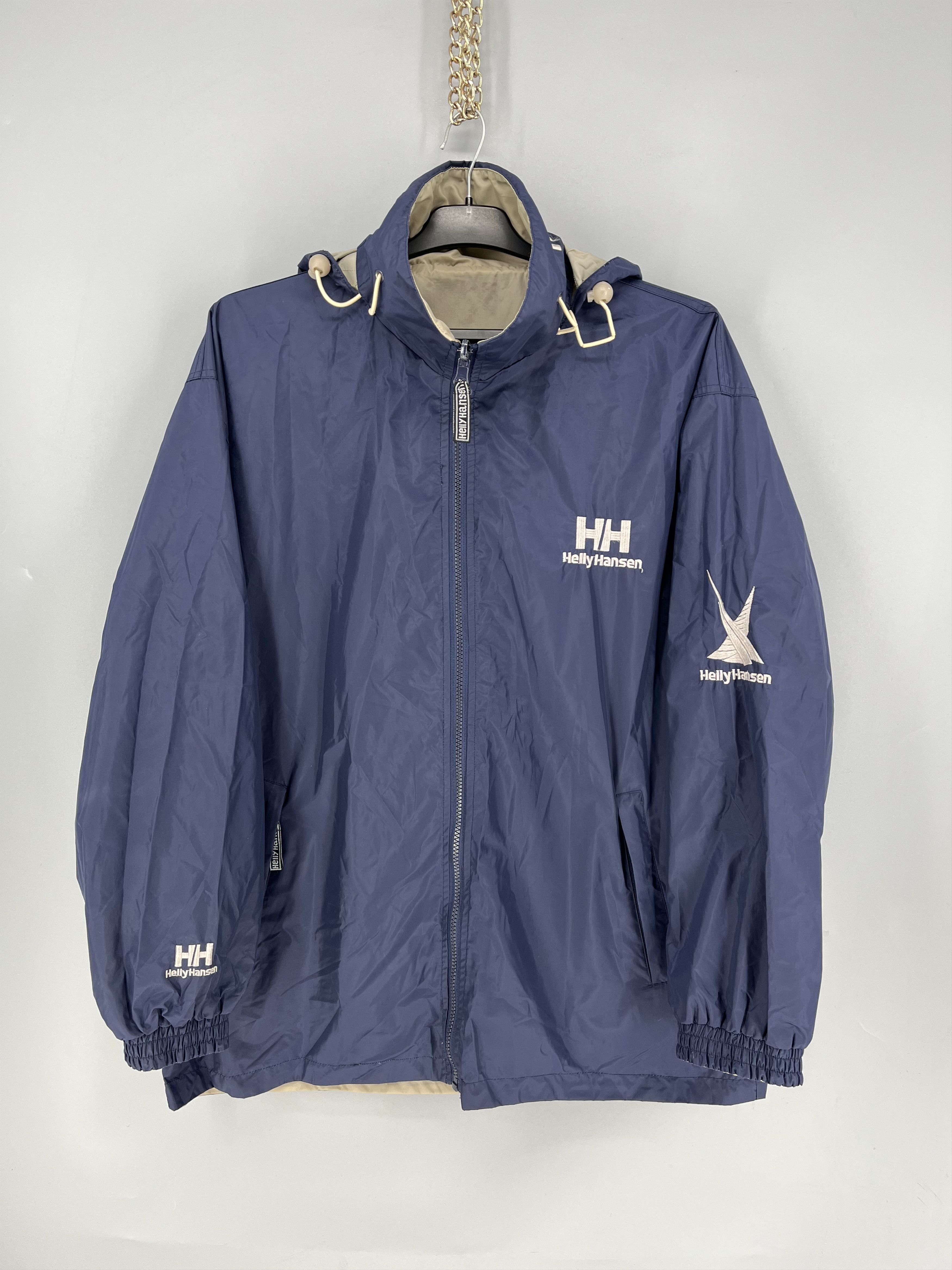 Helly Hansen Vintage Helly Hansen Reversible Hooded Windbreaker Jacket L Size US L / EU 52-54 / 3 - 10 Thumbnail