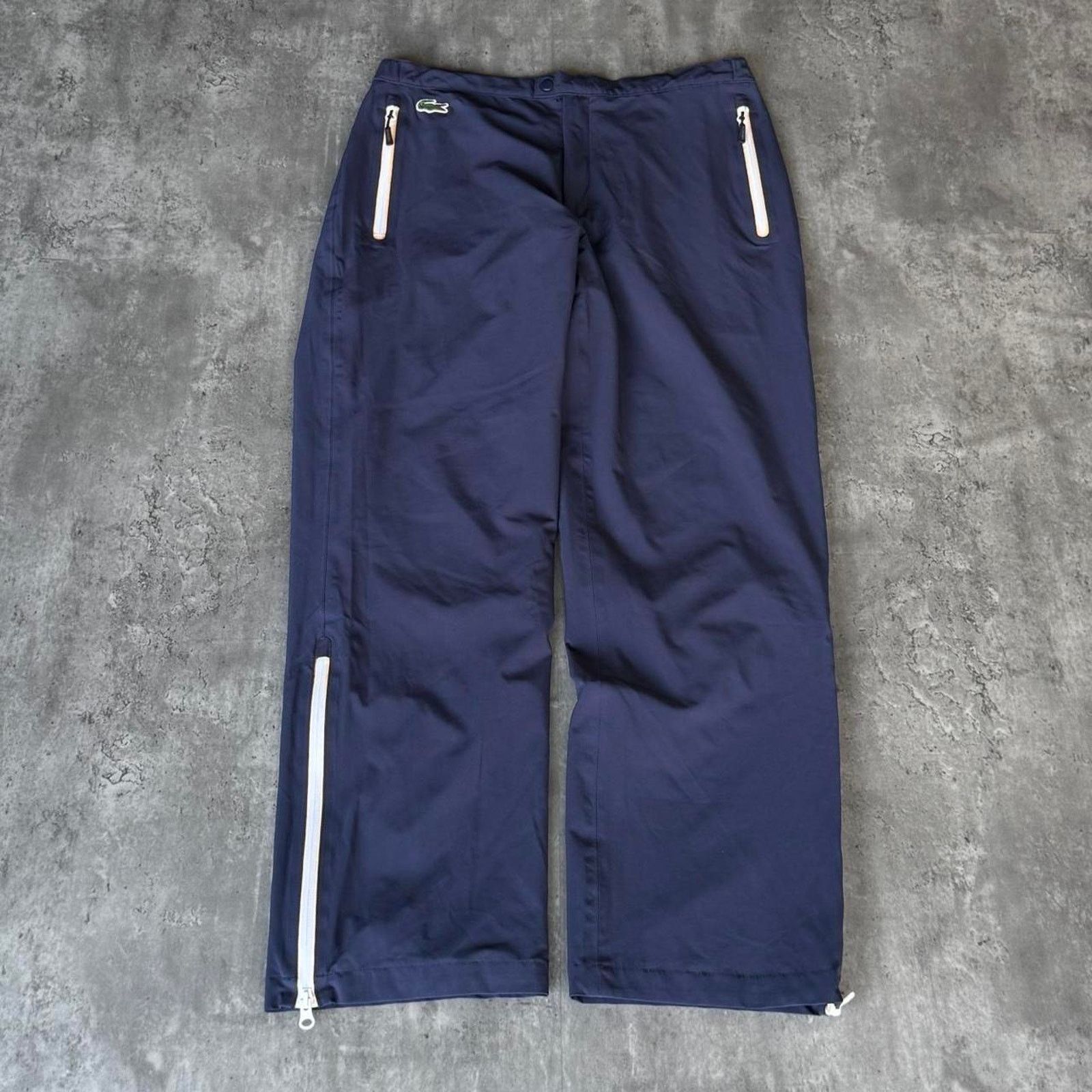 Japanese Brand × Lacoste × Vintage Vintage Y2K Lacoste Essential Lightweight Tech Utility Pants Size US 34 / EU 50 - 1 Thumbnail