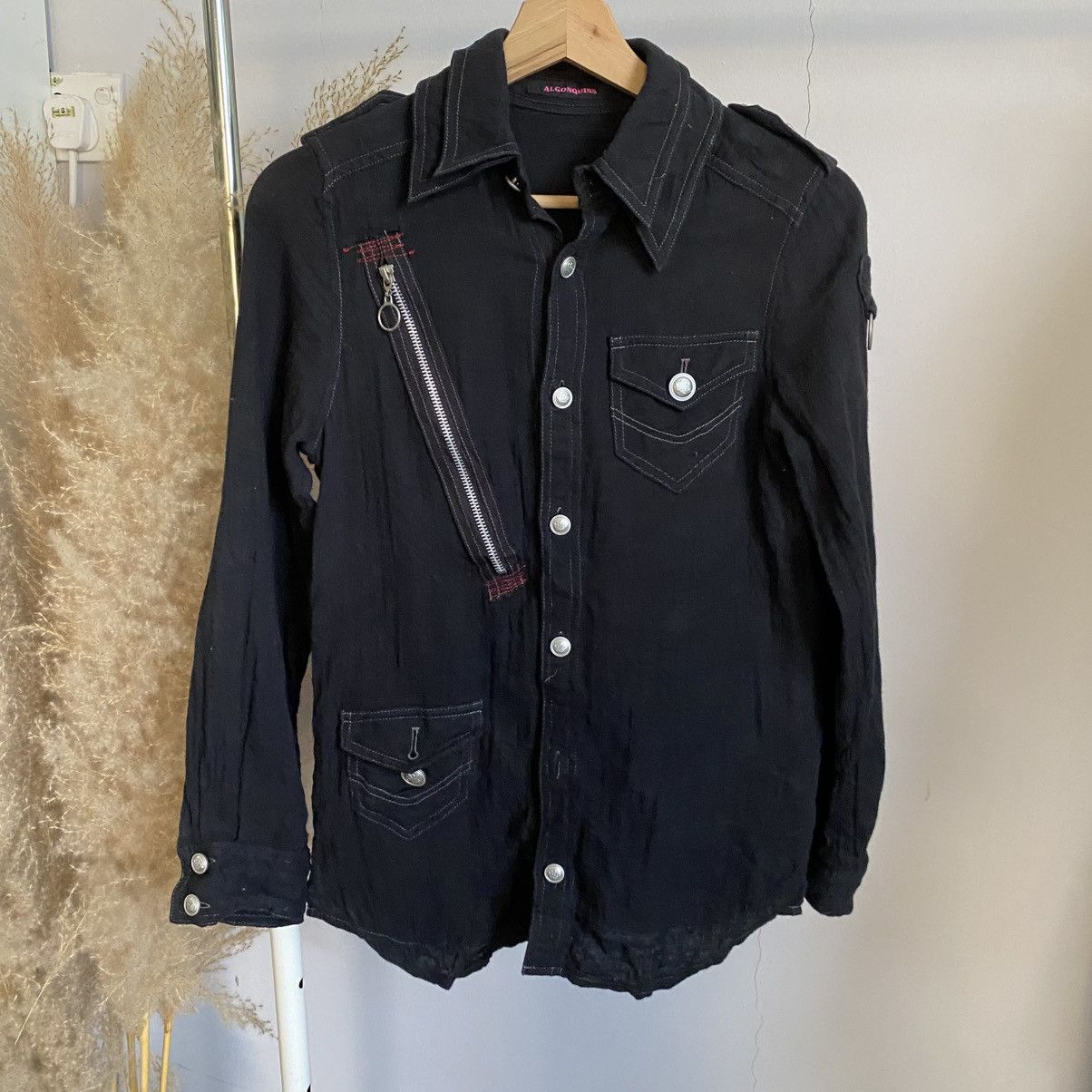 Japanese Brand Vintage Punk algonquins button up japan Size S / US 4 / IT 40 - 12 Thumbnail