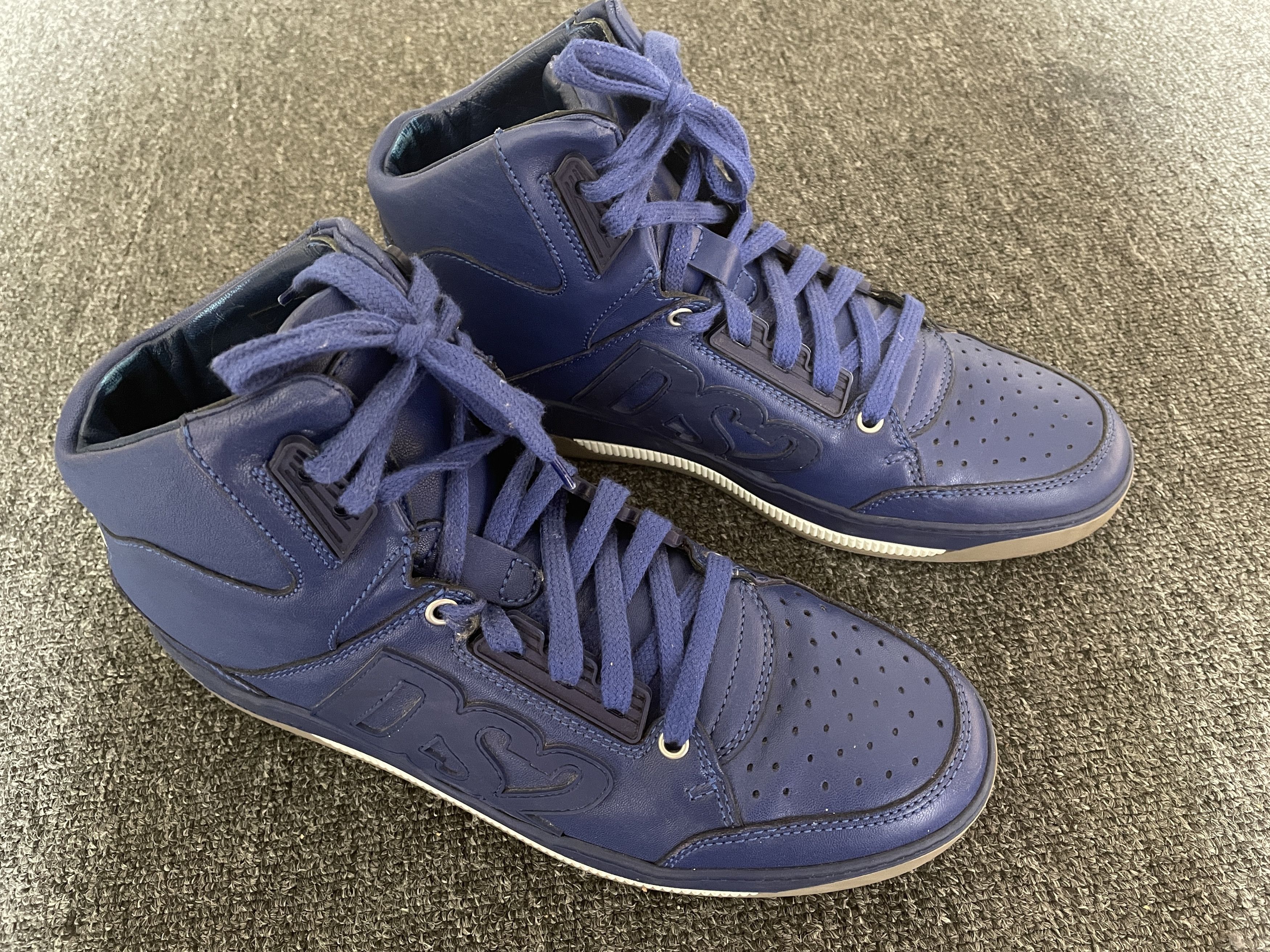 Dsquared2 Dsquared2 blue hi sneakers shoes size eu 42 Size US 9 / EU 42 - 1 Thumbnail