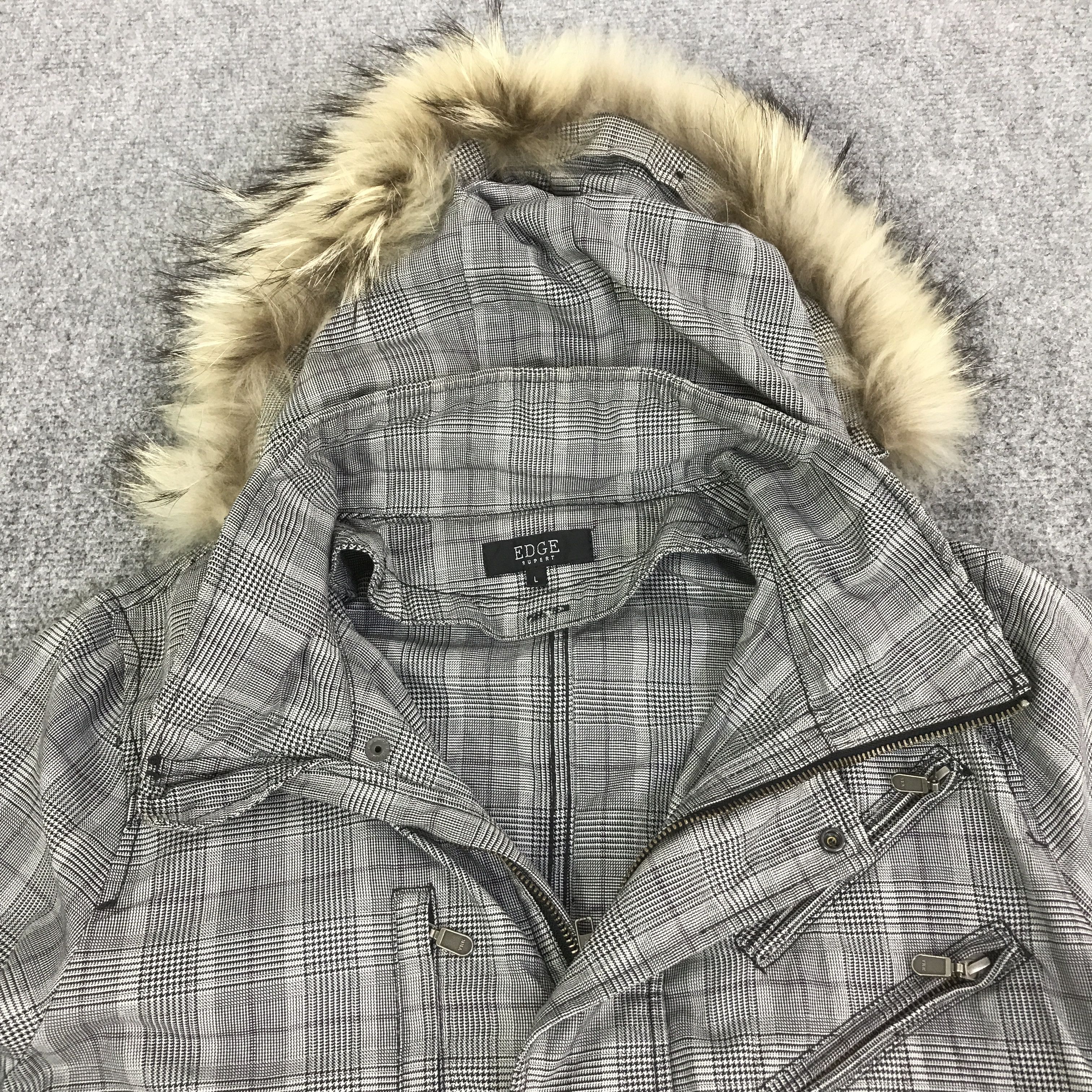 Japanese Brand Fur hoodie edge rupert Japanese design jacket K109B12 Size US L / EU 52-54 / 3 - 6 Thumbnail