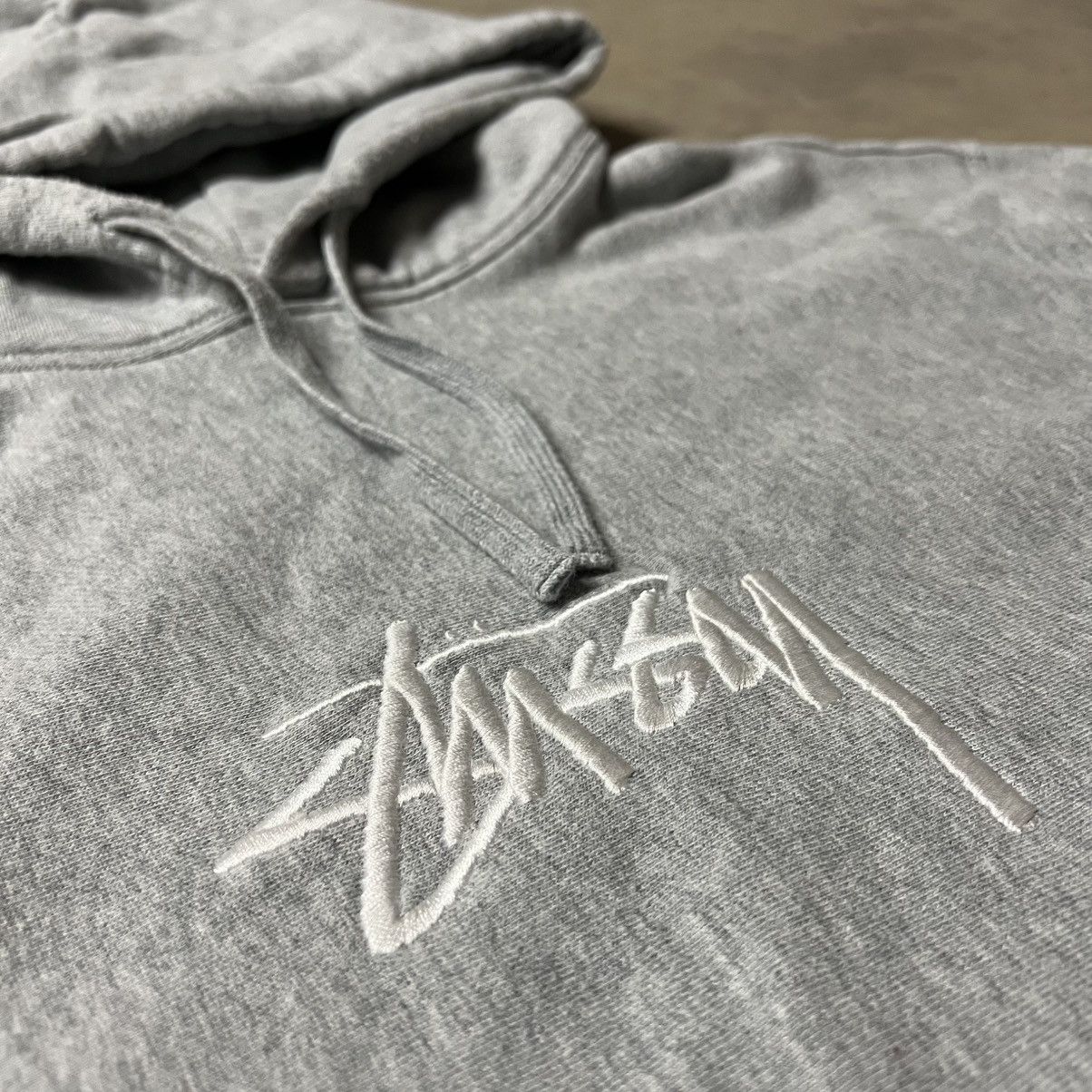 Hypebeast × Stussy Stussy Streetwear Embroidered Logo Pull-Over Hoodie Sweater Size US L / EU 52-54 / 3 - 5 Thumbnail