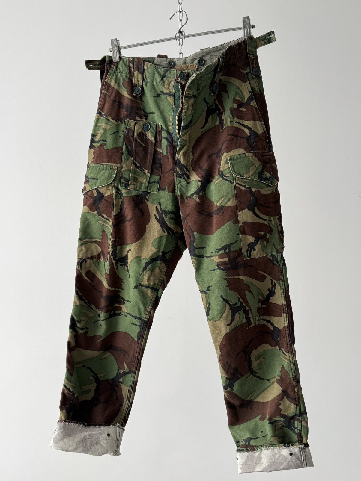 Japanese Brand × Vintage 1960s British Army 1968 Pattern DPM Camo Combat Trousers Size US 30 / EU 46 - 3 Thumbnail