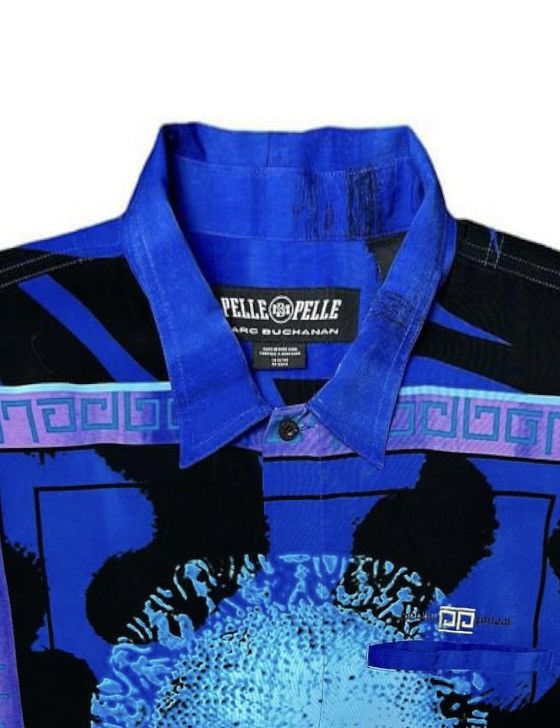Marc Buchanan × Pelle Pelle × Vintage Pelle Pelle polyester summer shirt by Marc Buchanan Size US XXL / EU 58 / 5 - 2 Thumbnail