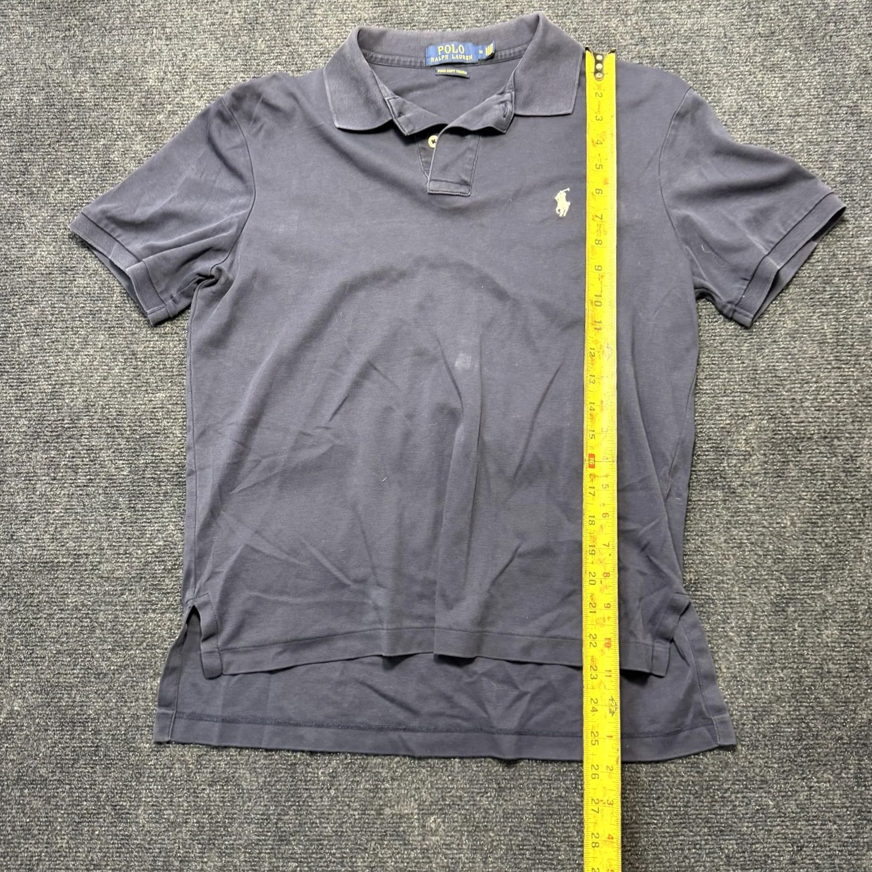 Polo Ralph Lauren Polo Ralph Lauren Polo Shirt Mens M Blue Pima Soft Touch Knit Logo Casual Size US M / EU 48-50 / 2 - 5 Thumbnail
