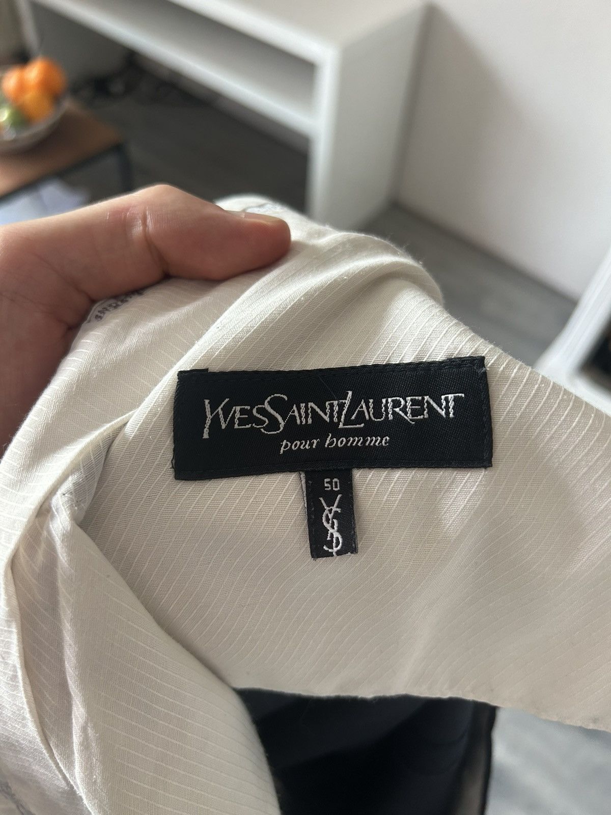 Yves Saint Laurent YSL Logo Pants Size US 38 / EU 54 - 7 Thumbnail