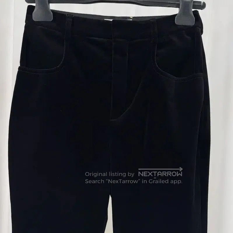 Yves Saint Laurent YSL Black Cotton Blend Casual Pants for Women . Size 23" - 3 Thumbnail