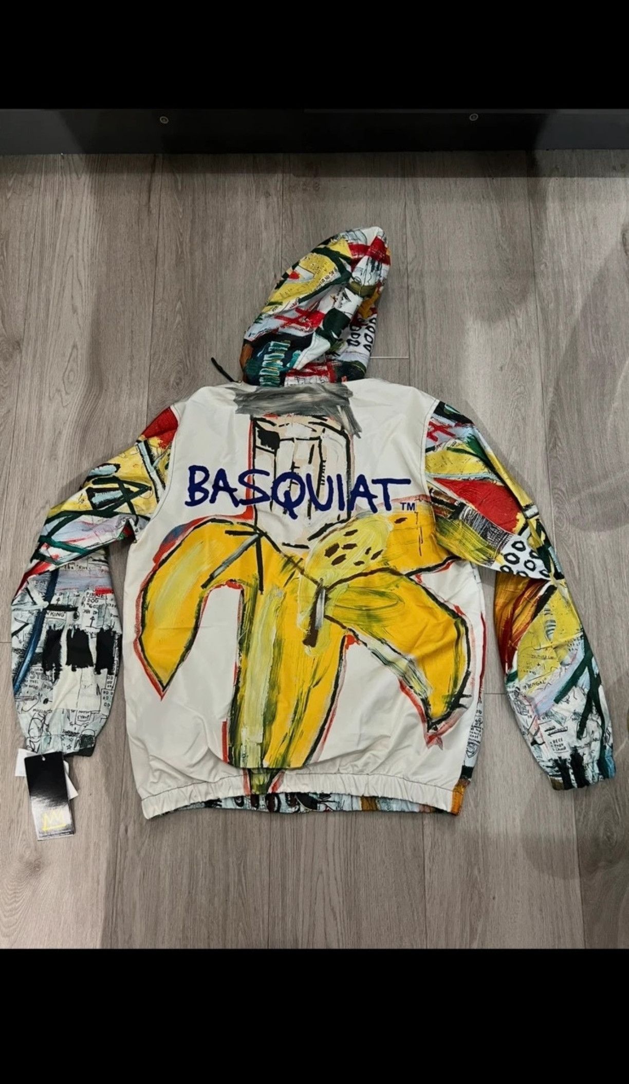 Jean-Michel Basquiat × Members Only Members Only "Jean-Micheal Basquiat" Windbreaker Size US M / EU 48-50 / 2 - 3 Thumbnail