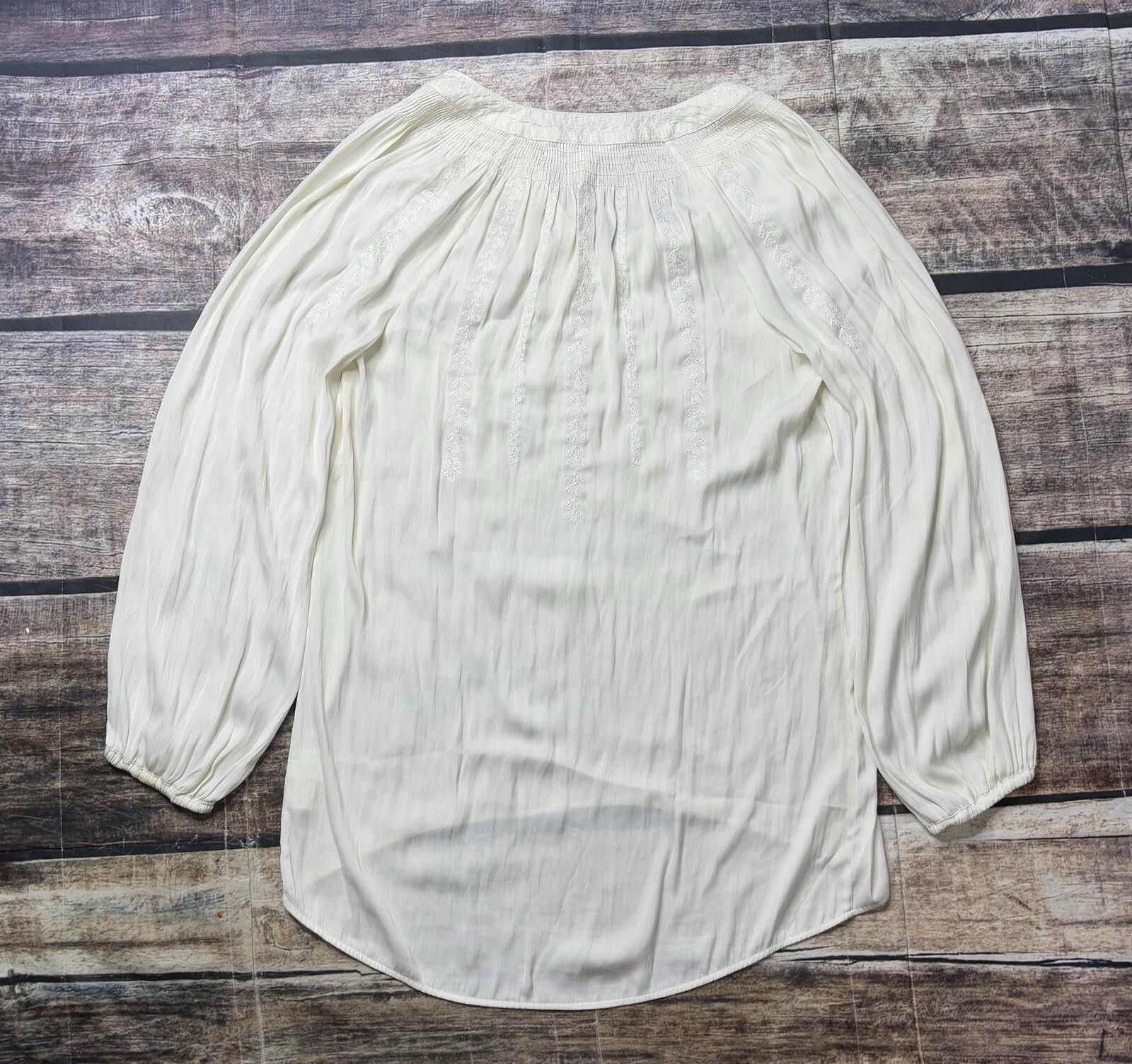 Lilly Pulitzer Lilly Pulitzer Top Women's Medium Peasant Long Sleeve Flowy Size M / US 6-8 / IT 42-44 - 3 Thumbnail