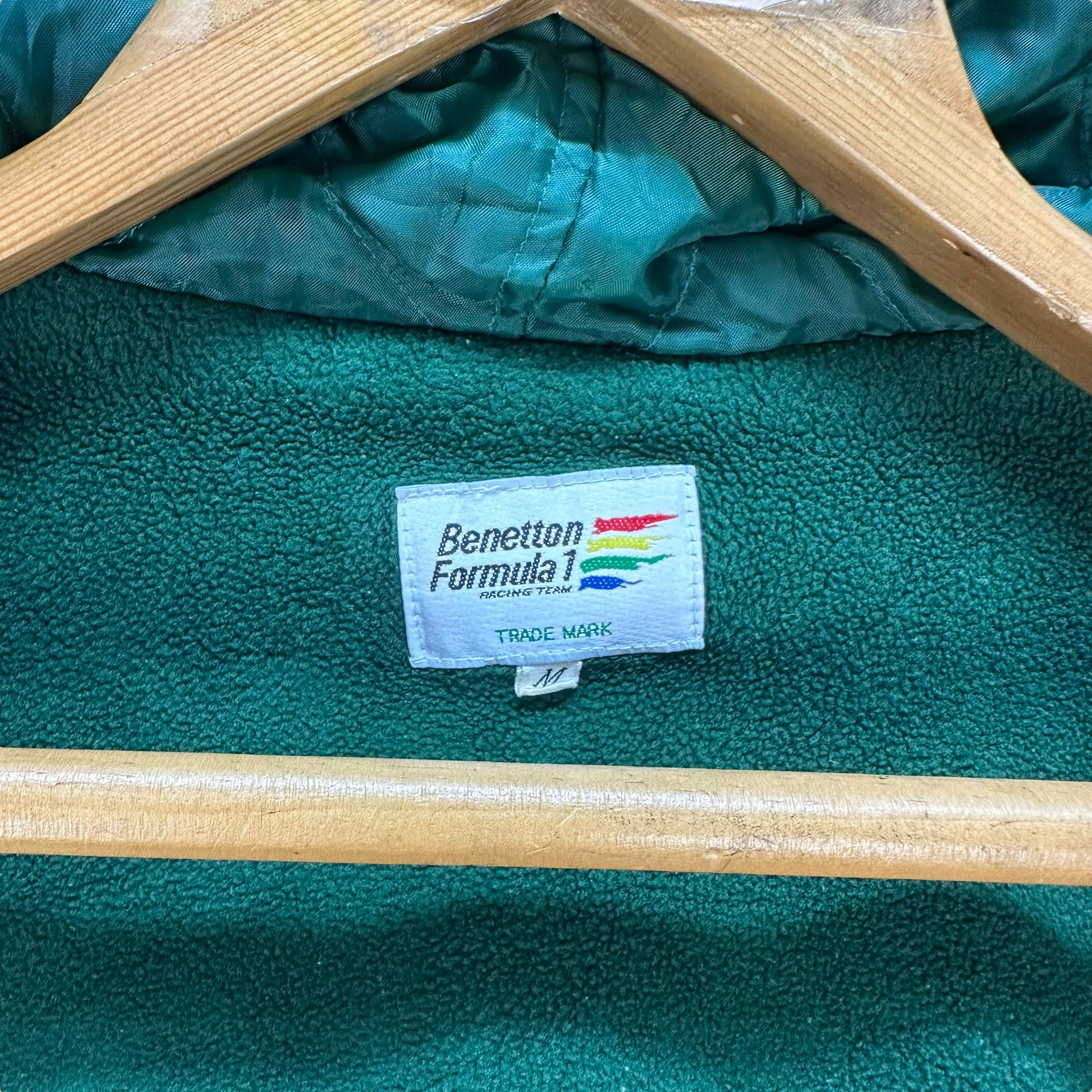 Benetton BENETTON FORMULA 1 HOODIE FLEECE JACKET #7686-164 Size US M / EU 48-50 / 2 - 10 Thumbnail