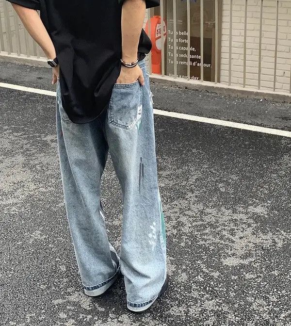 Vintage Retro punk pants Size US 32 / EU 48 - 8 Thumbnail