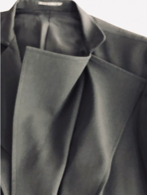 Yohji Yamamoto Yohji Yamamoto 🇯🇵 Pour Homme Nero Wool Dual Drape Coat 2 NWT Size US M / EU 48-50 / 2 - 6 Thumbnail