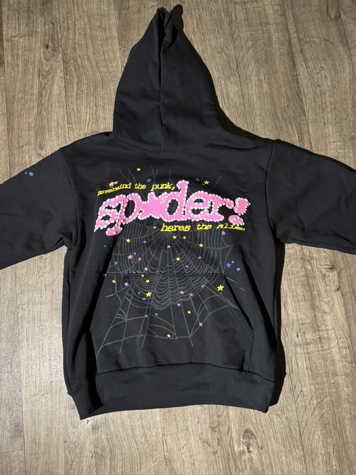 Spider × Streetwear × Young Thug Punk Sp5der v2 Hoodie | Grailed Spider × Streetwear × Young Thug Punk Sp5der v2 Hoodie | Grailed