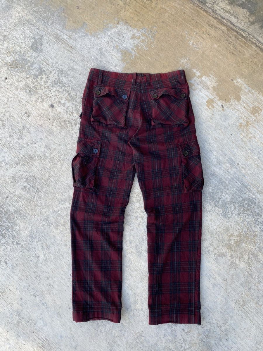If Six Was Nine Double focus checkered punk cargo pants Size US 31 - 2 Thumbnail