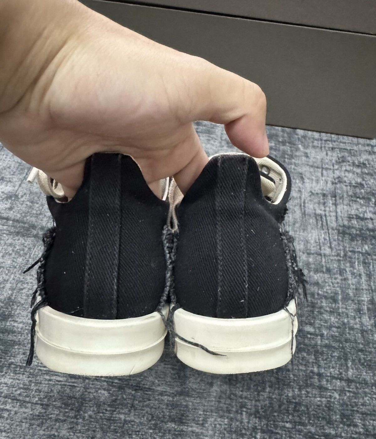 Rick Owens Rick Owens DRKSHDW Distressed Low-Top "Big Converse" Size US 8 / IT 38 - 5 Thumbnail