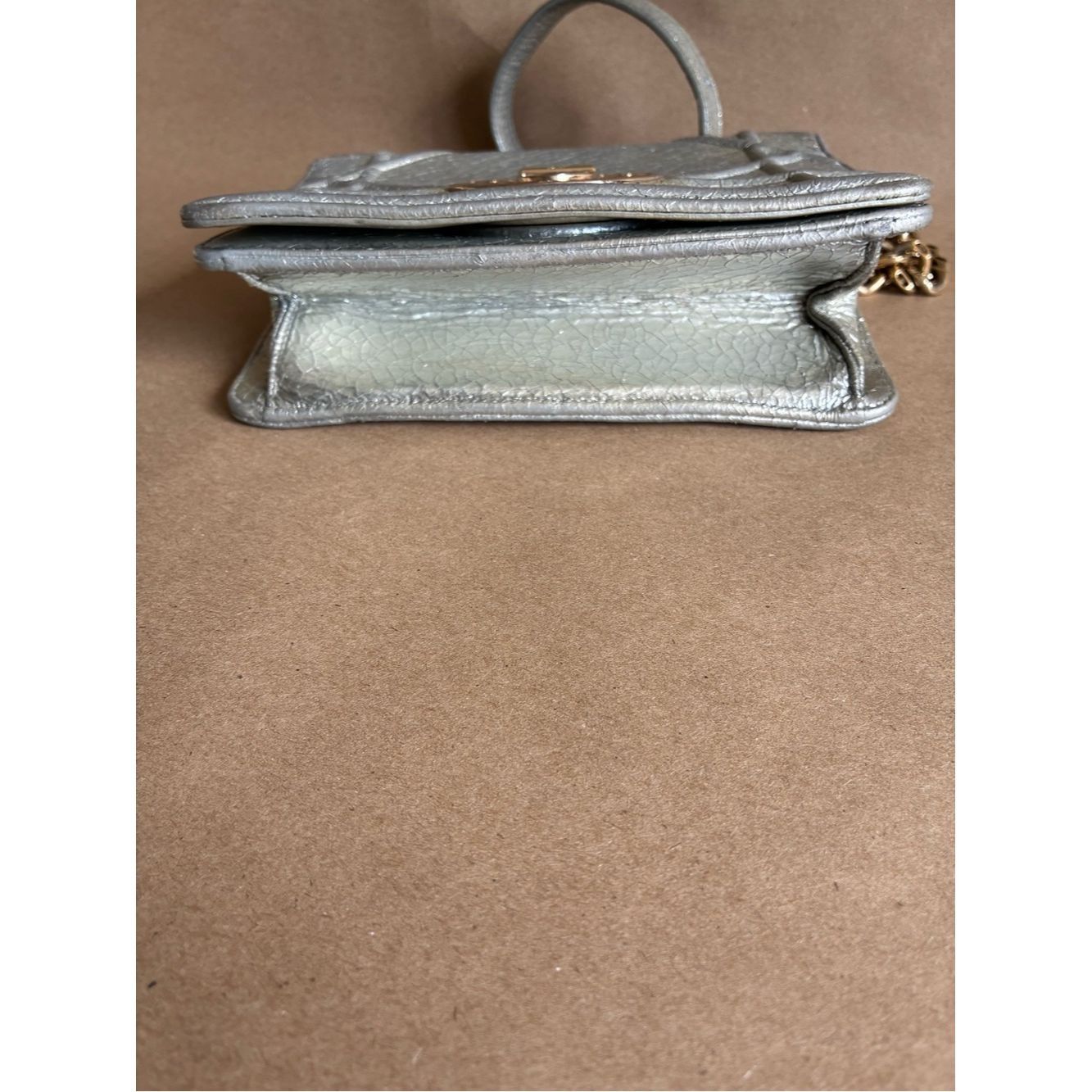 Dior Dior Diorama Crackled Leather Flap Bag Size ONE SIZE - 3 Thumbnail