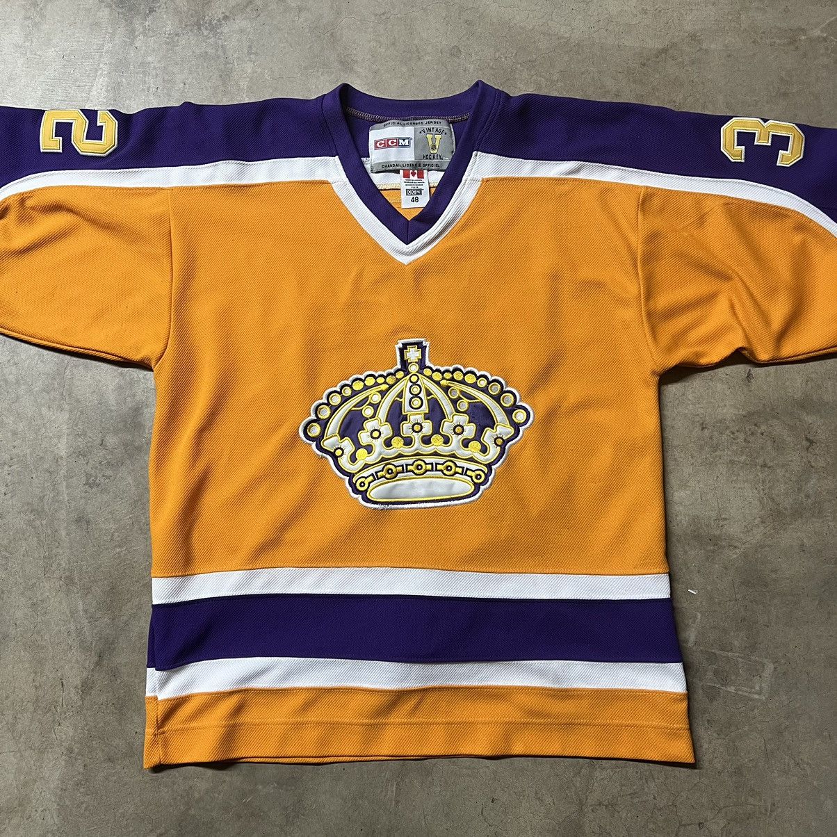 Ccm × Vintage Vintage 90’s Los Angeles Kings J. Quick #32 Hockey Jersey Size US XL / EU 56 / 4 - 3 Thumbnail