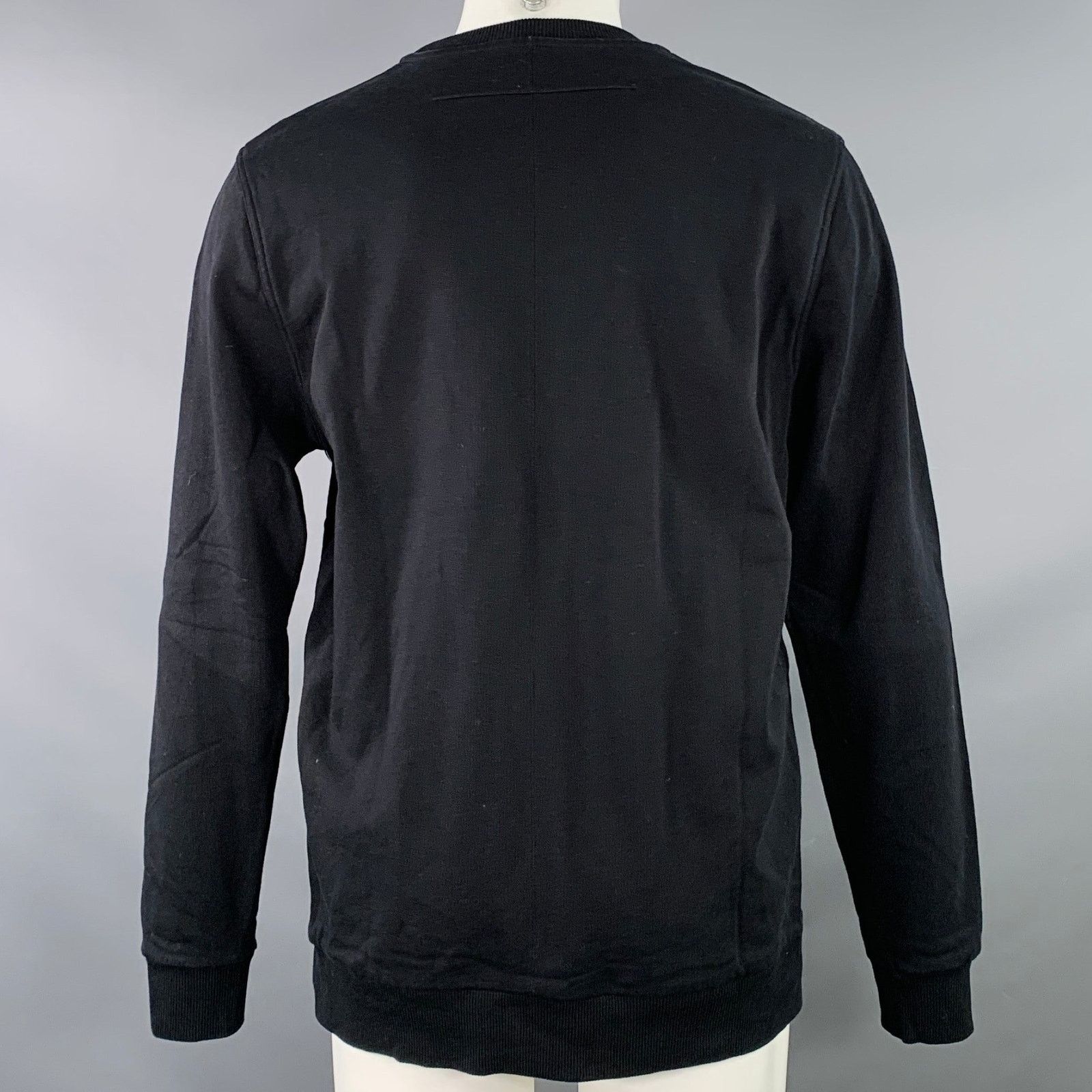 Givenchy Black Red Logo Cotton Cuban Fit Crew Neck Sweatshirt Size US M / EU 48-50 / 2 - 4 Thumbnail