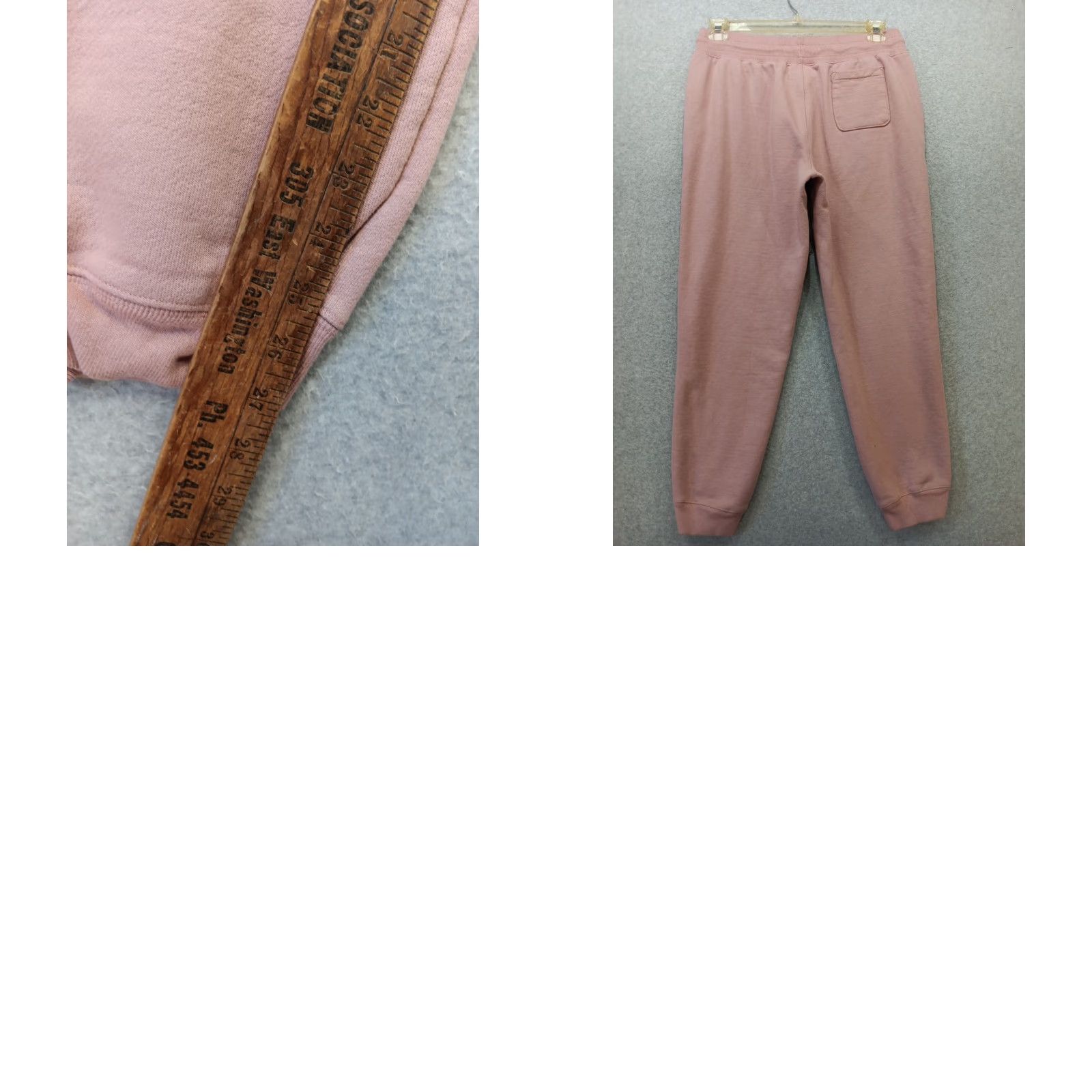 Champion VTG Champion Jogger Wms Large Pink High Waist Reverse Weave Sweatpants 90s Y2K Athleisure Logo Womens Size 36" / US 14 / IT 50 - 9 Thumbnail