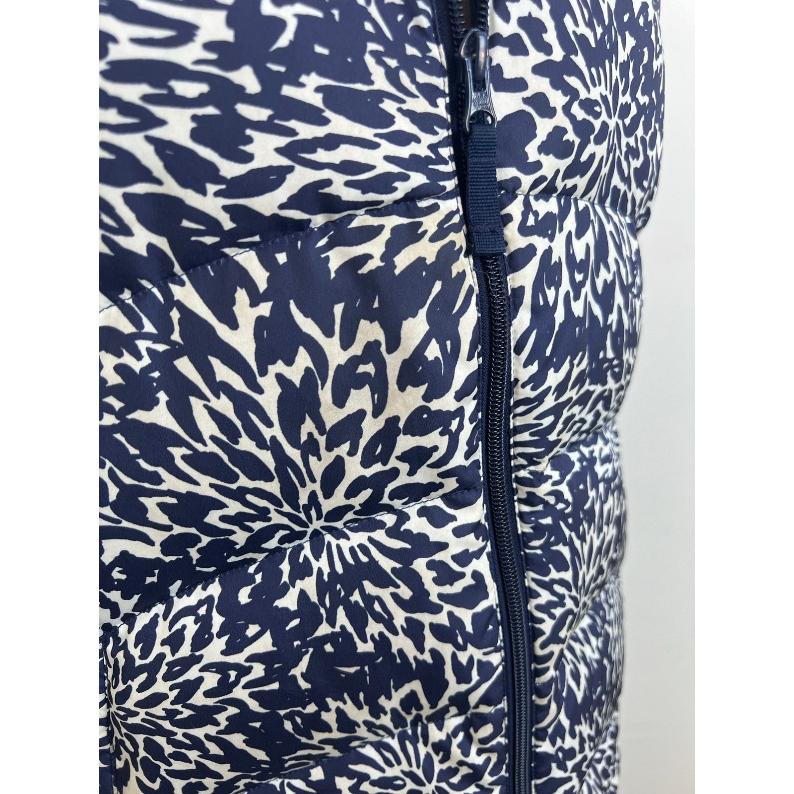 Lands' End Lands End Down Feather Floral Full Zip Puffer Vest Medium Size M / US 6-8 / IT 42-44 - 2 Thumbnail