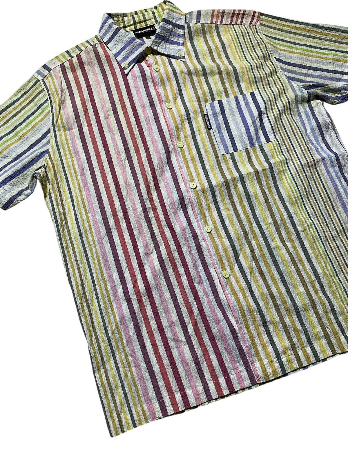 Missoni × Vintage Vintage Missoni Mare Shirts Size US L / EU 52-54 / 3 - 4 Thumbnail